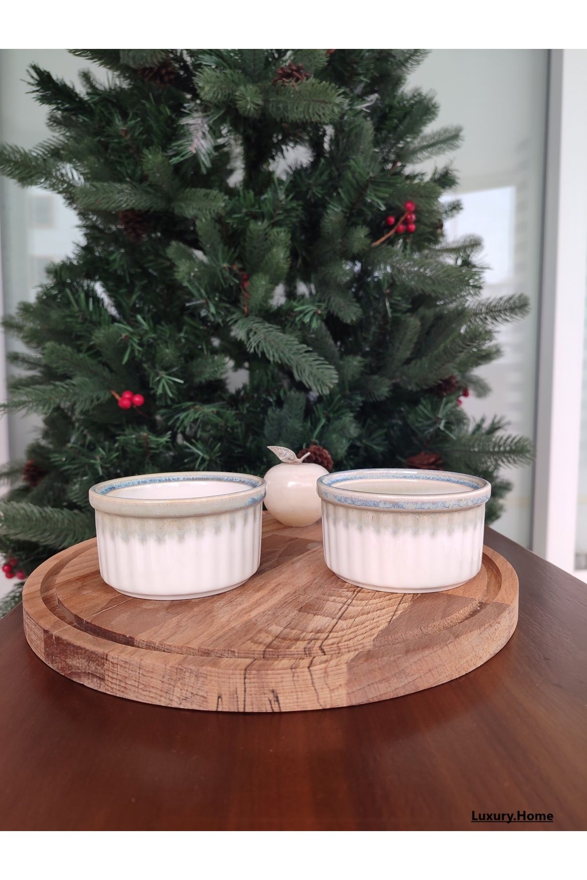 Kleby 2’li Sufle Kabı-Krem/Soil - 4