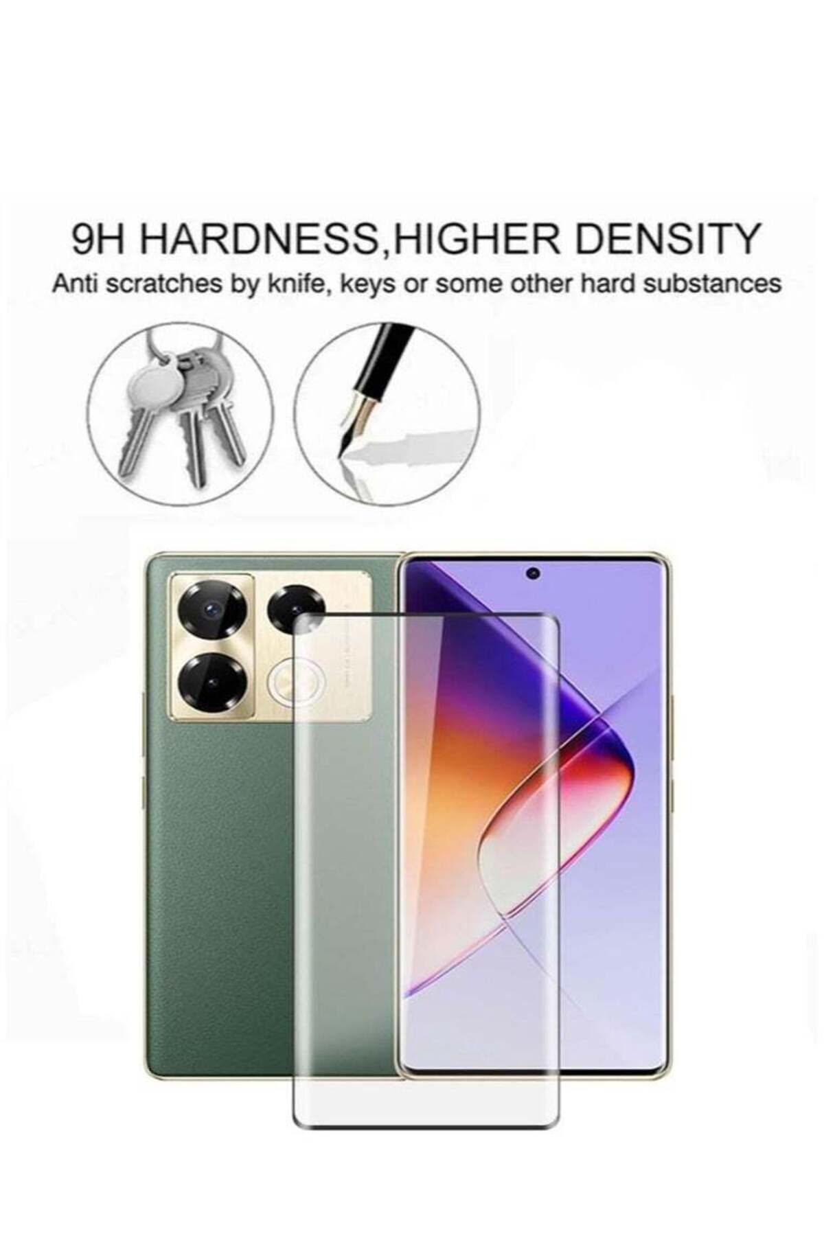 erorex-[2-Pack] Screen Protector for Infinix Note 40 Pro 5G – Scratch-Resistant, Tempered Glass 5