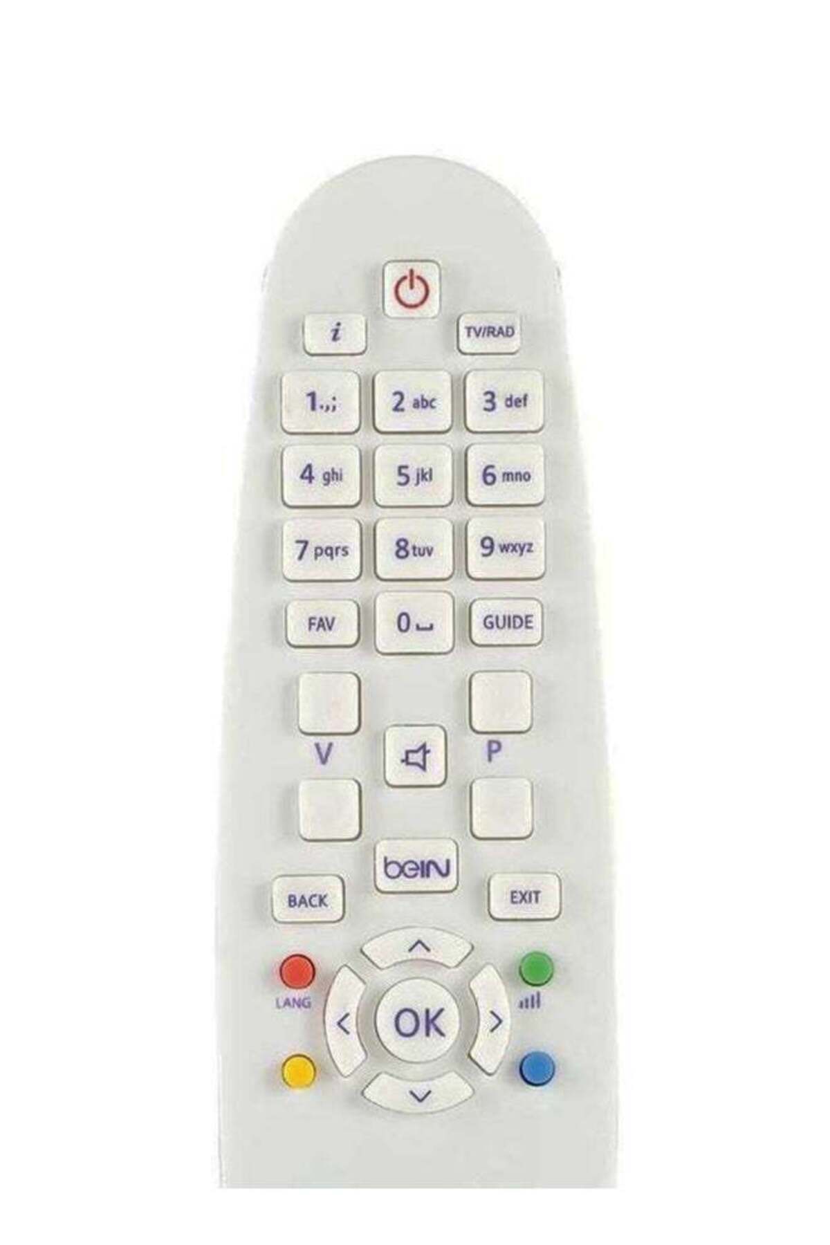 erorex-Bein Sport Receiver TV Remote Control White/Purple 2