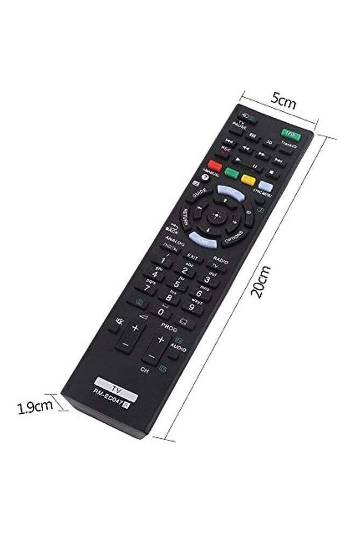 erorex-Universal Remote Control, Remote Control Replacement Controller for Sony LCD LED Smart TV RM-ED047 2