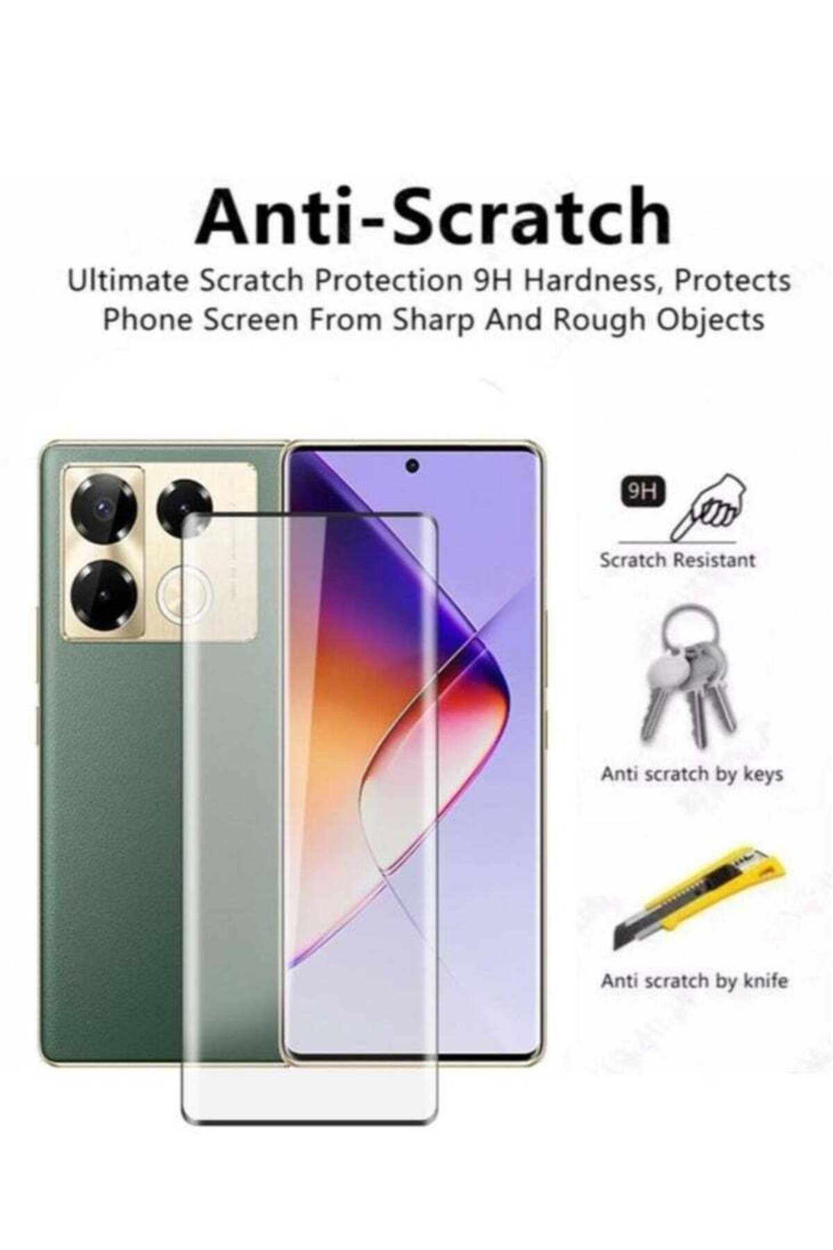 erorex-[2-Pack] Screen Protector for Infinix Note 40 Pro 5G – Scratch-Resistant, Tempered Glass 7