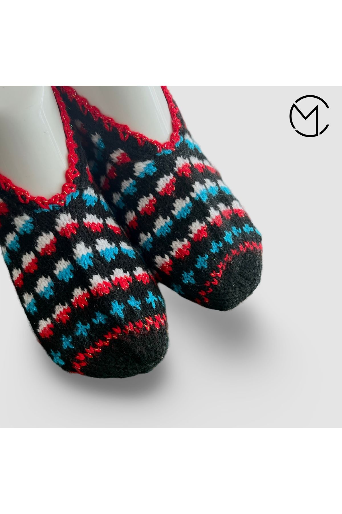 Mess collection-Handmade Winter, Dowry Colorful Patterned Booties & Booties/Souvenirs 5