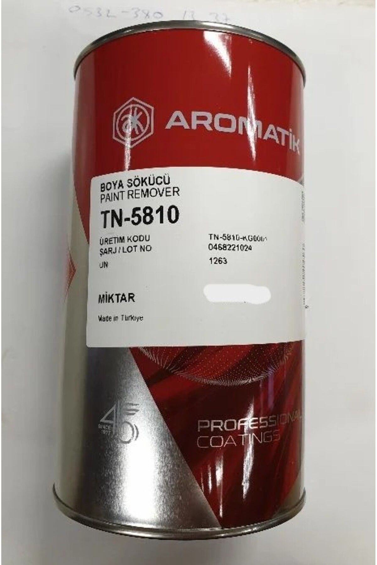 AROMATİK Aromatik Boya Sökücü 4 Kg