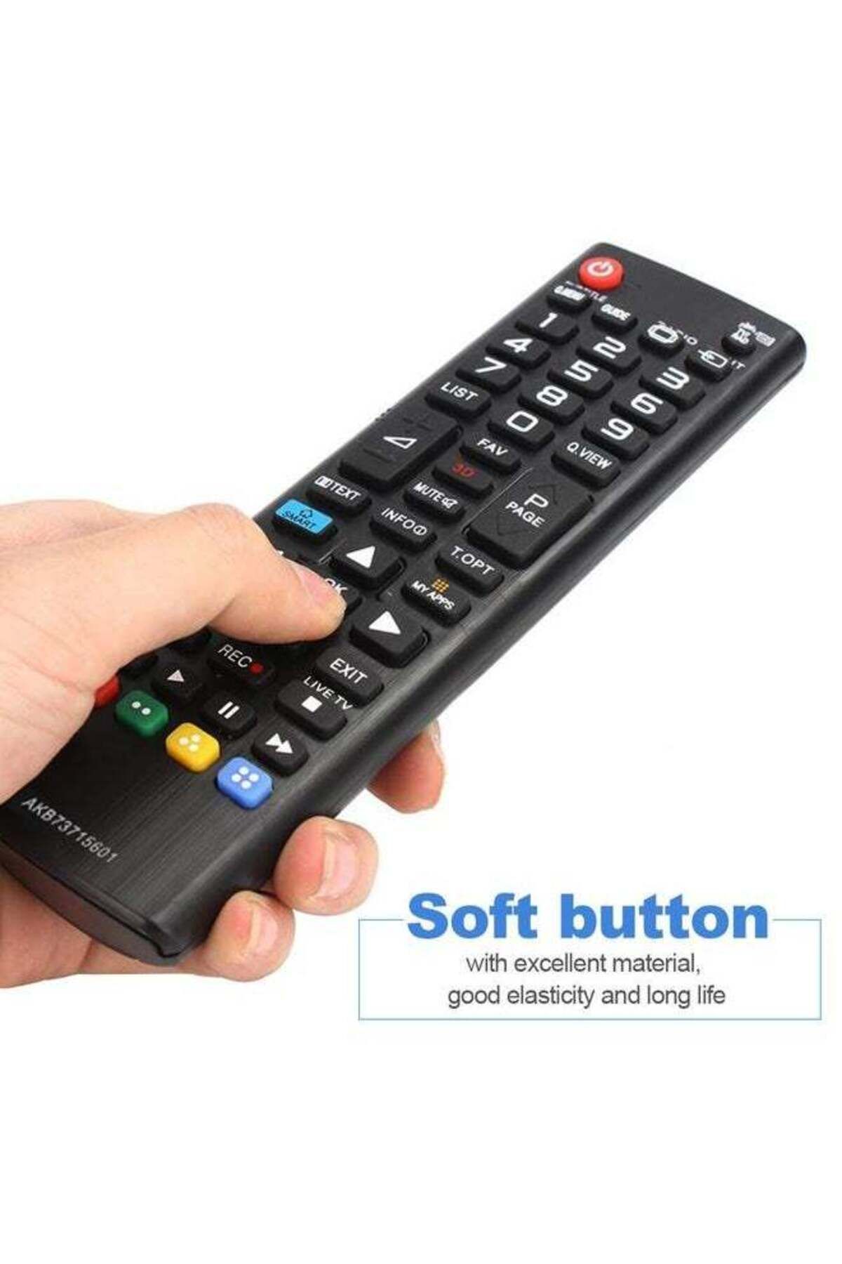 erorex-جهاز تحكم عن بعد لاسلكي بديل للتلفزيون الذكي LG HD LED باللون الأسود 6