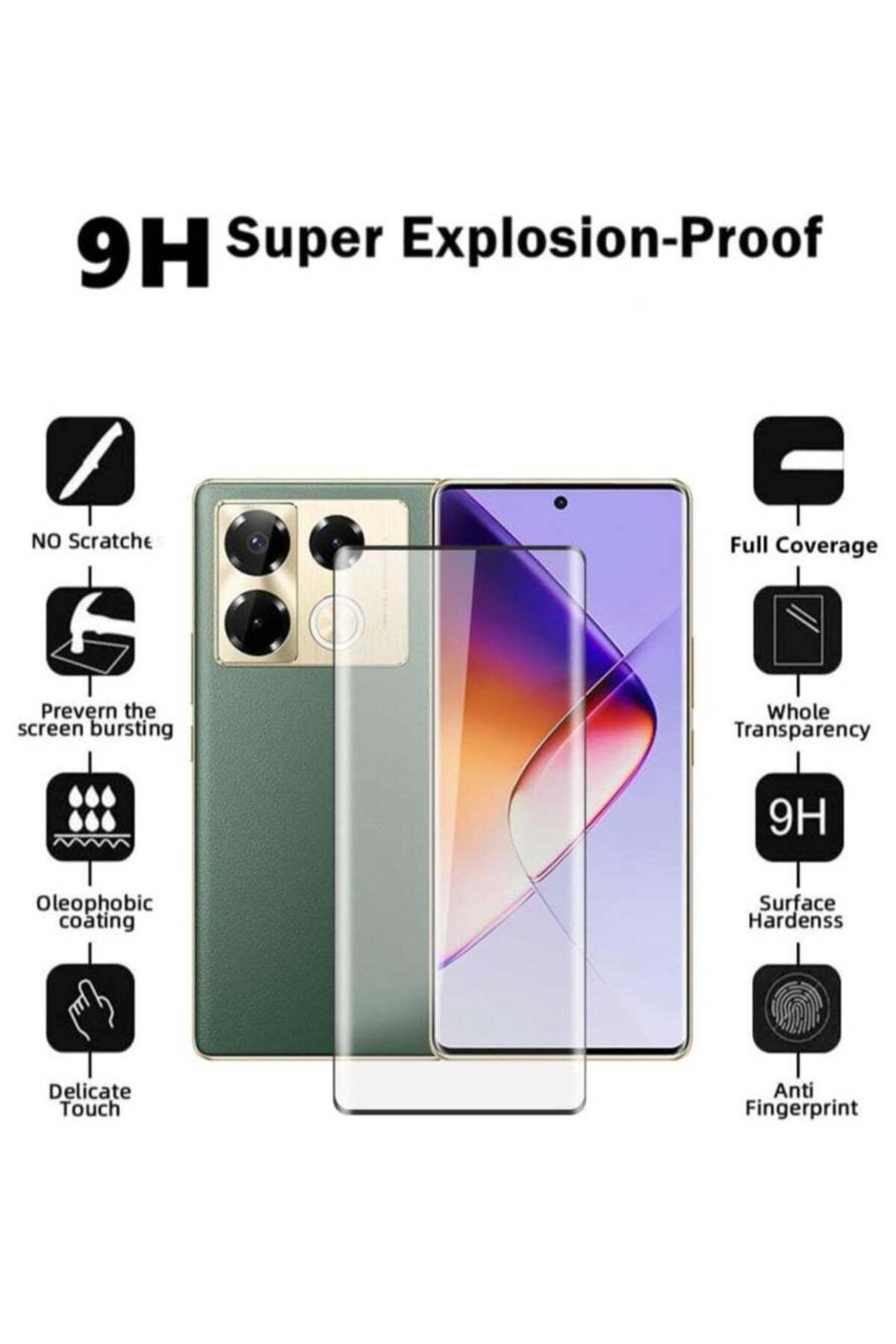 erorex-[2-Pack] Screen Protector for Infinix Note 40 Pro 5G – Scratch-Resistant, Tempered Glass 2