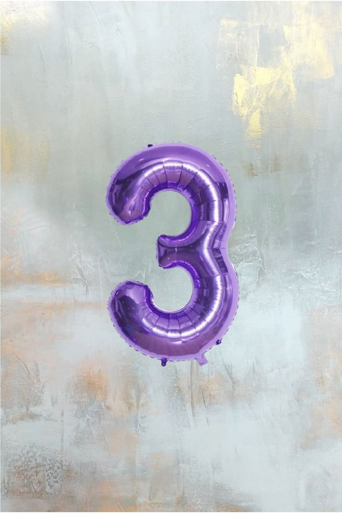 Partile-Purple Number Foil Balloon 76 cm Party Entertainment Celebration Birthday 1