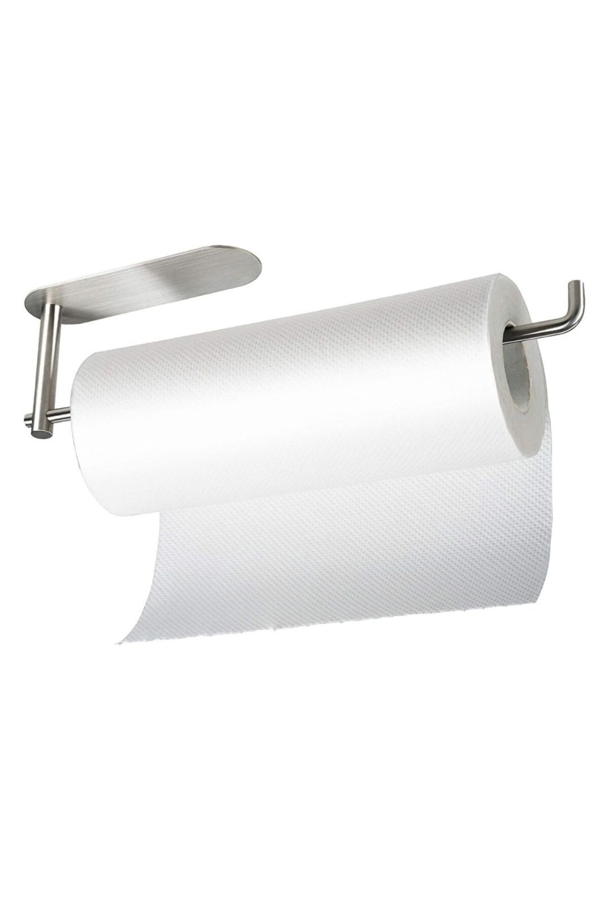 Paslanmaz Çelik Yapışkanlı Kağıt Havluluk - Tuvalet Kağıtlığı SET  INOX - 2