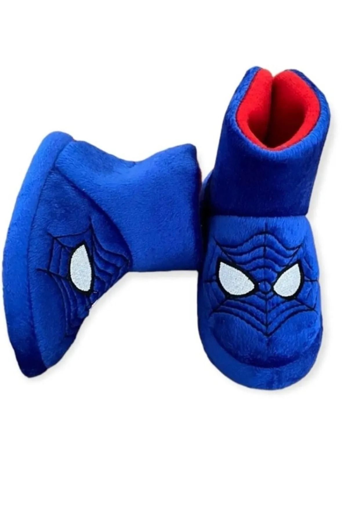 NewOneMall-Spiderman Boy Kindergarten Nursery Home Anti-Slip Base Red Slippers 4