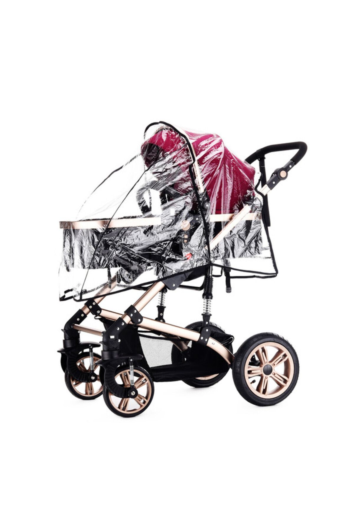 TEKNUM-Teknum 3 in 1 Pram stroller-Wine 2