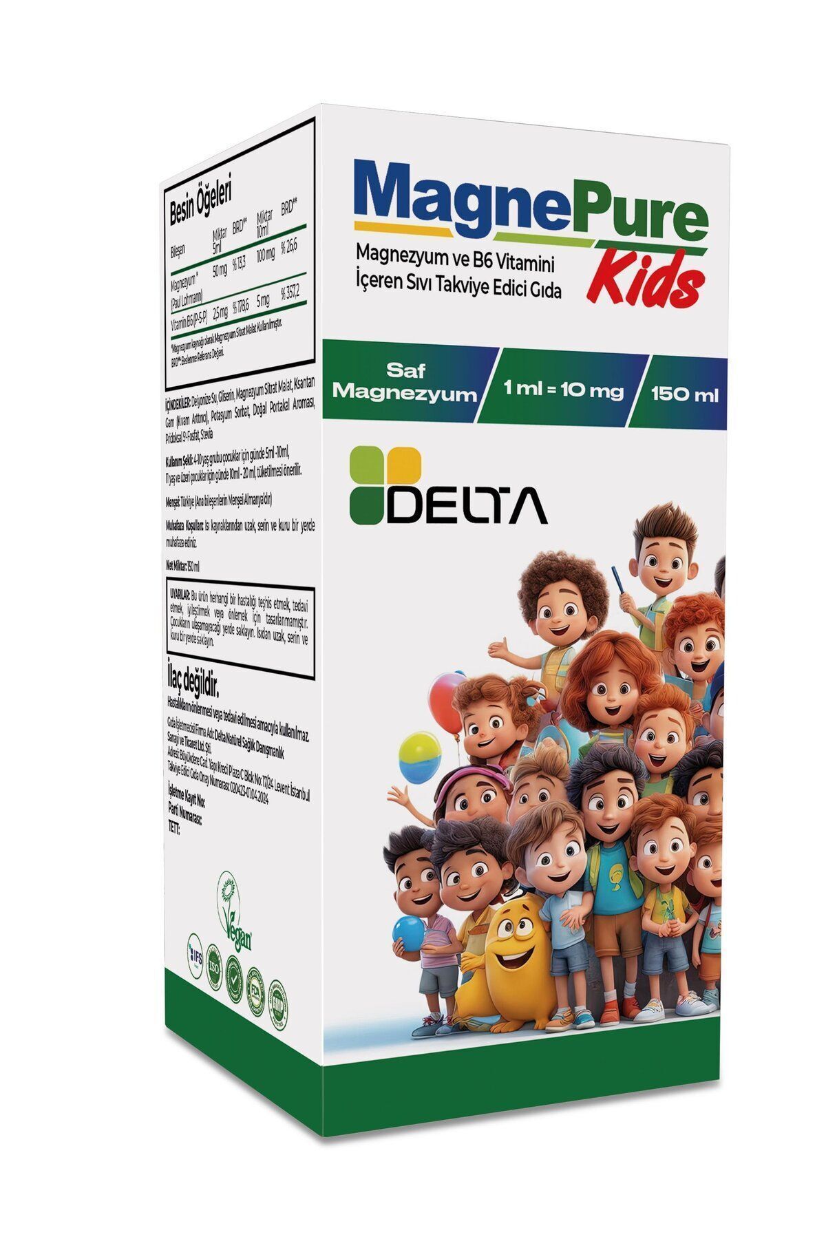 Delta-Dens Magnepure Kids 150 ml 8683561175060 1