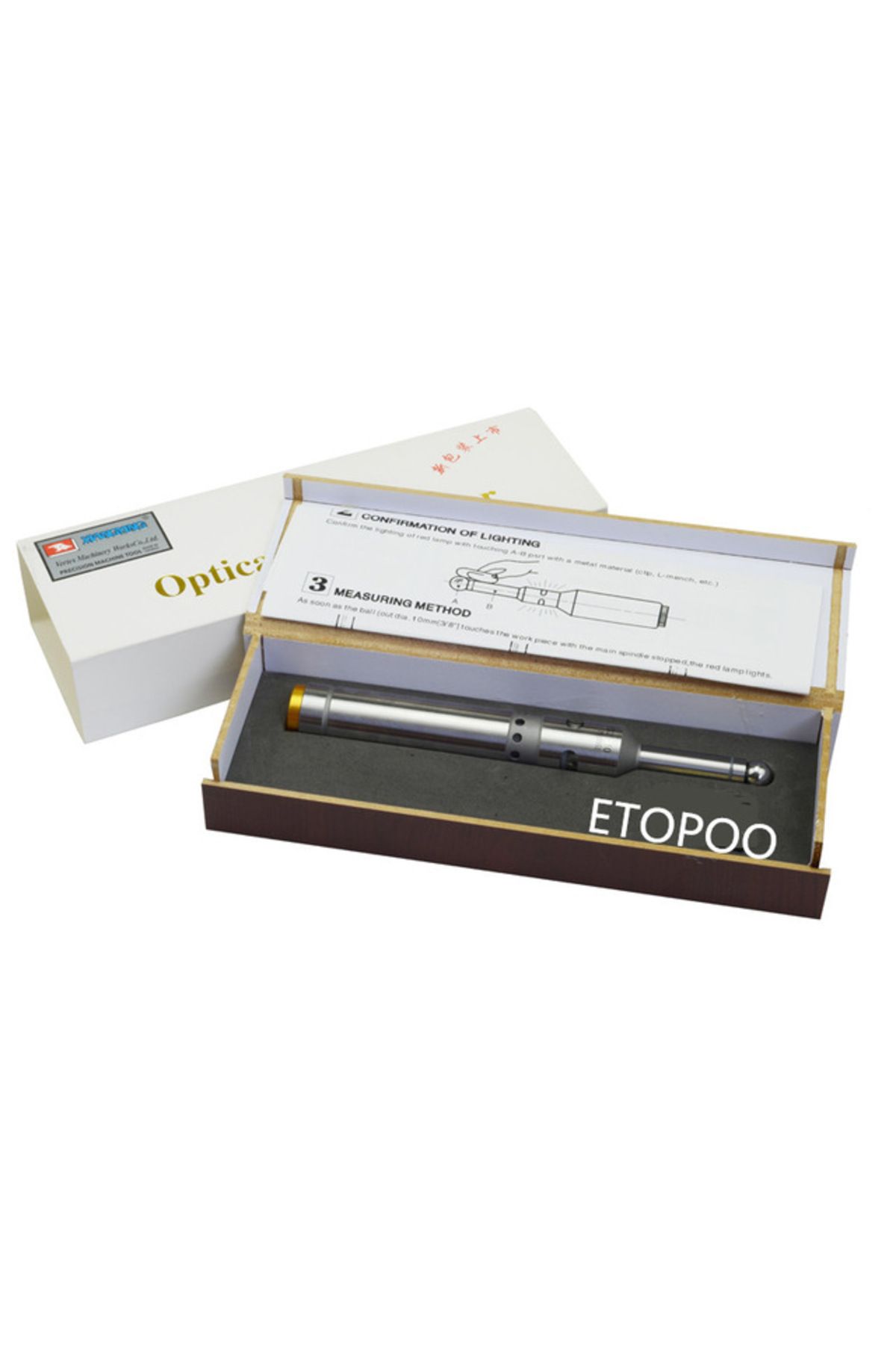 ETOPOO-مع صندوق، أداة تحديد الحواف الرقمية الإلكترونية الدقيقة، أداة تحديد الحواف البصرية، شاشة LED والصوت، نقطة اللمس 1