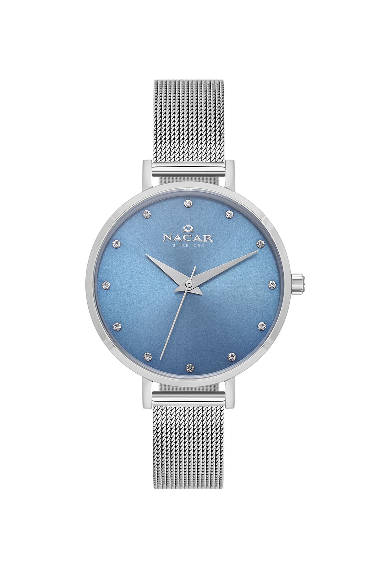 Nacar-Sapphire Glass Silver Women's Wristwatch Nc17- 3920718 -Alms 1