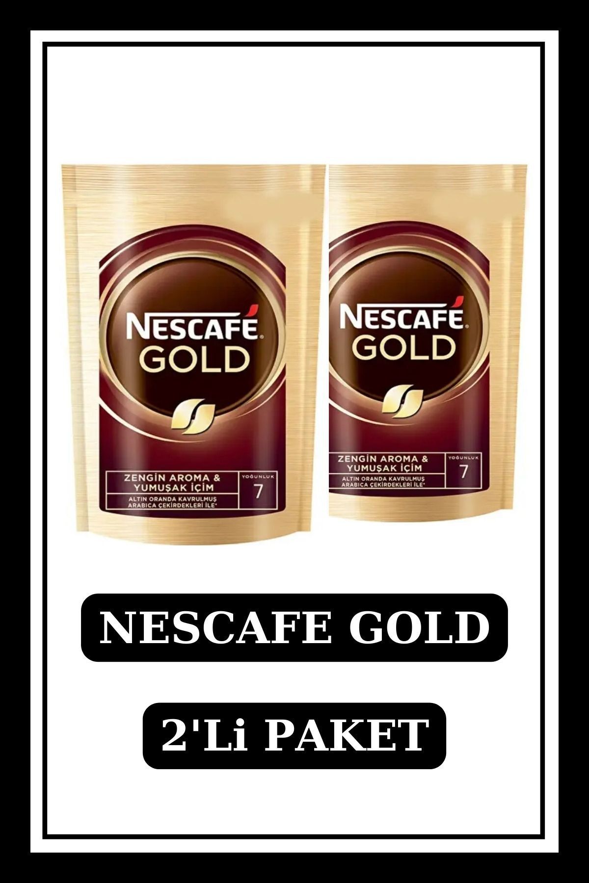 Nescafe Gold Ekonomik Paket 180 Gr X2 Adet