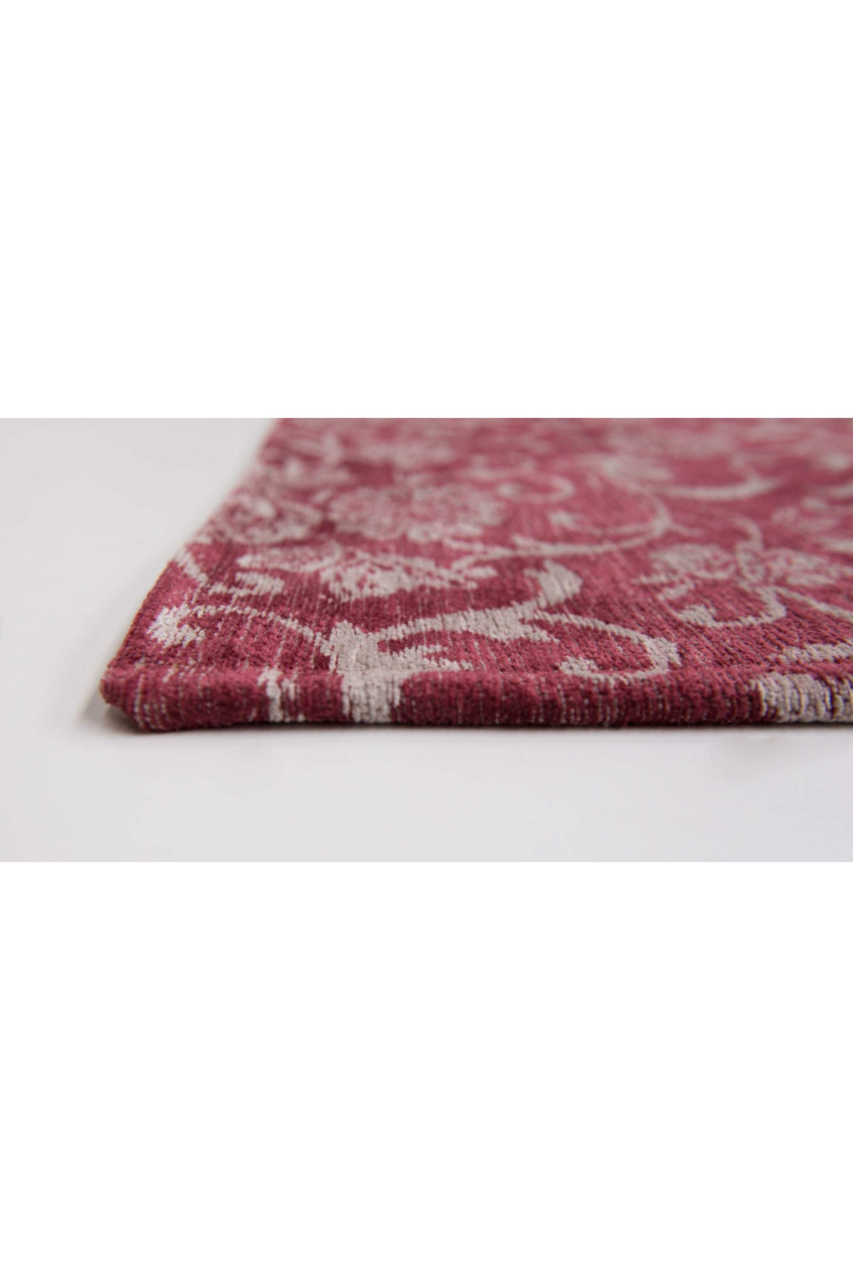 Homelux-Rectangular Rug, Cotton, 200X280, Rectangles Pattern, Red, Cream, Grey 3