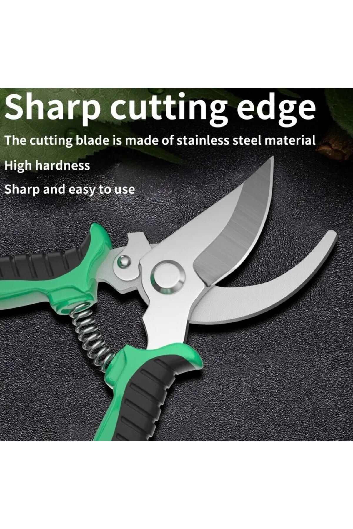 Choice-green Horticultural Scissors Bird Beak Shape Branch Pruning Labor Saving Pruning Stainless Steel Pic 5