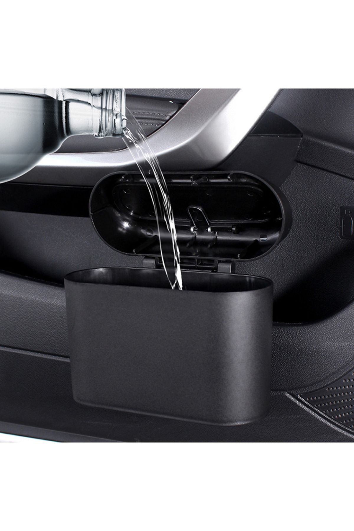 Choice-Portable Car Trash Can Hanging Mini Vehicle Garbage Organization With Lid Multifunctional Folding... 5