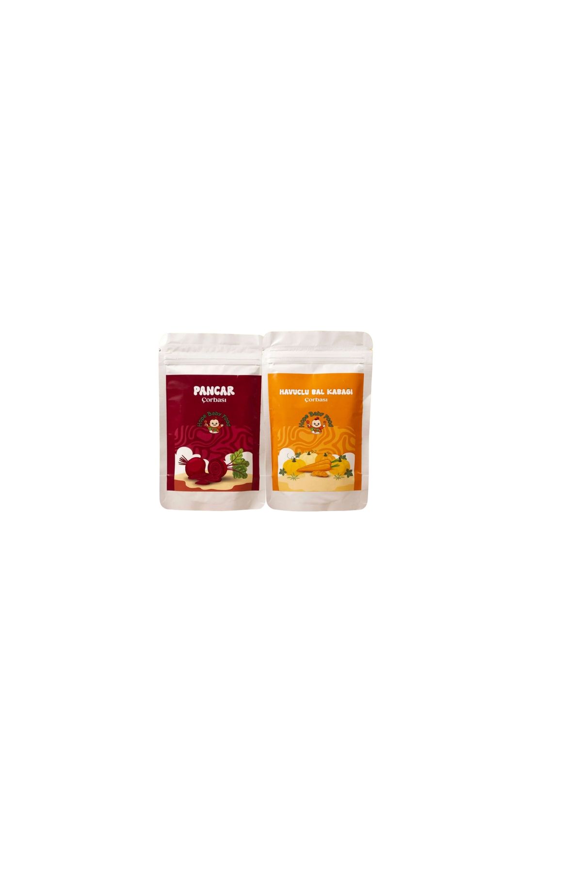 hope baby food Pancar Çorbası, Havuçlu Balkabağı Çorbası 2li Set