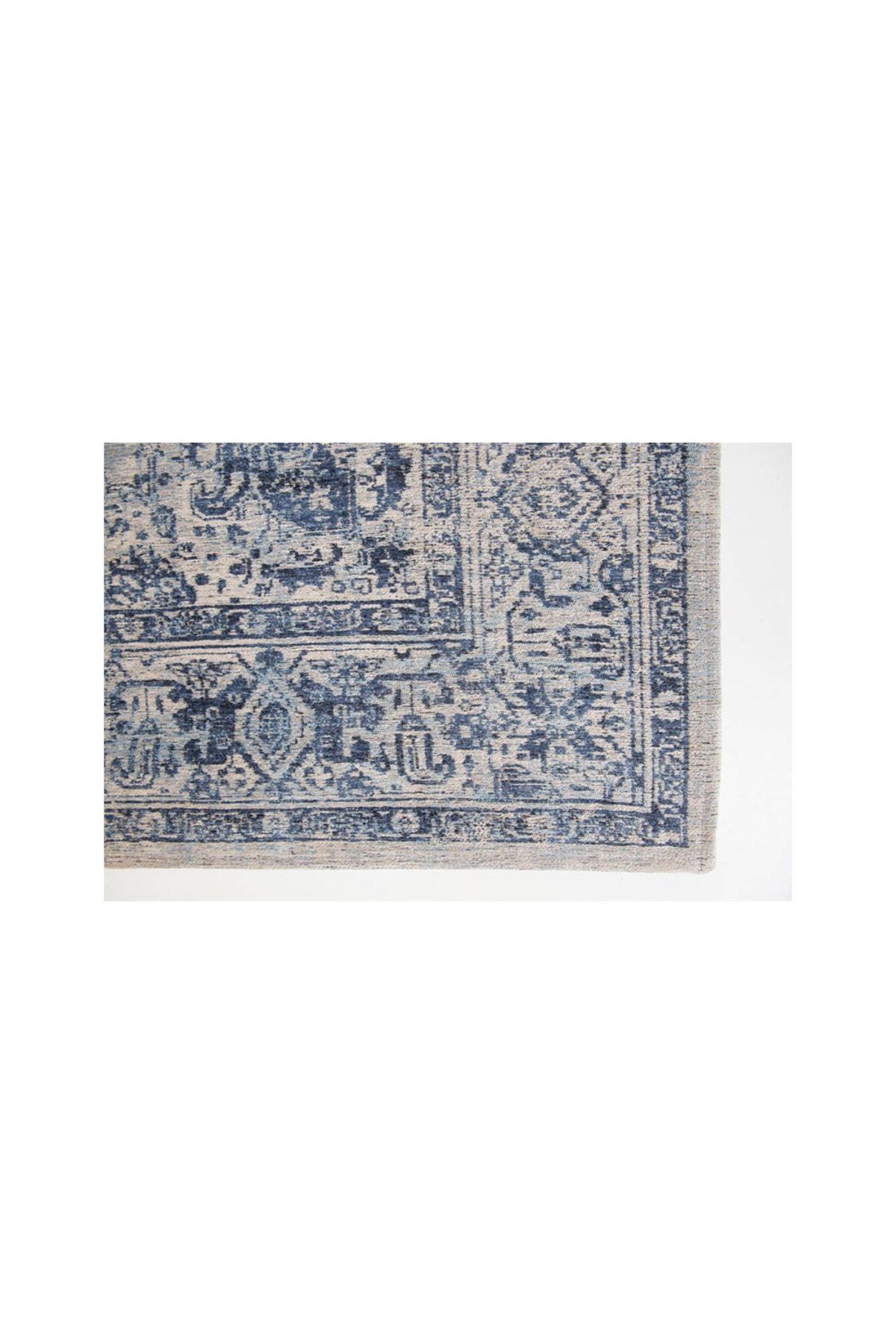 Homelux-Rectangular Rug, Cotton, 170X240, Blue, Cream 5