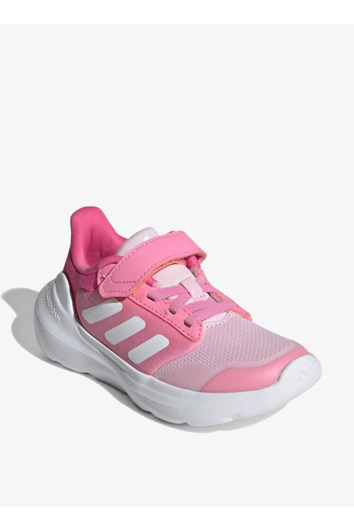 adidas-Girls' Mesh Running Shoes with Hook and Loop Closure - Tensaur Run 3.0 EL C 1