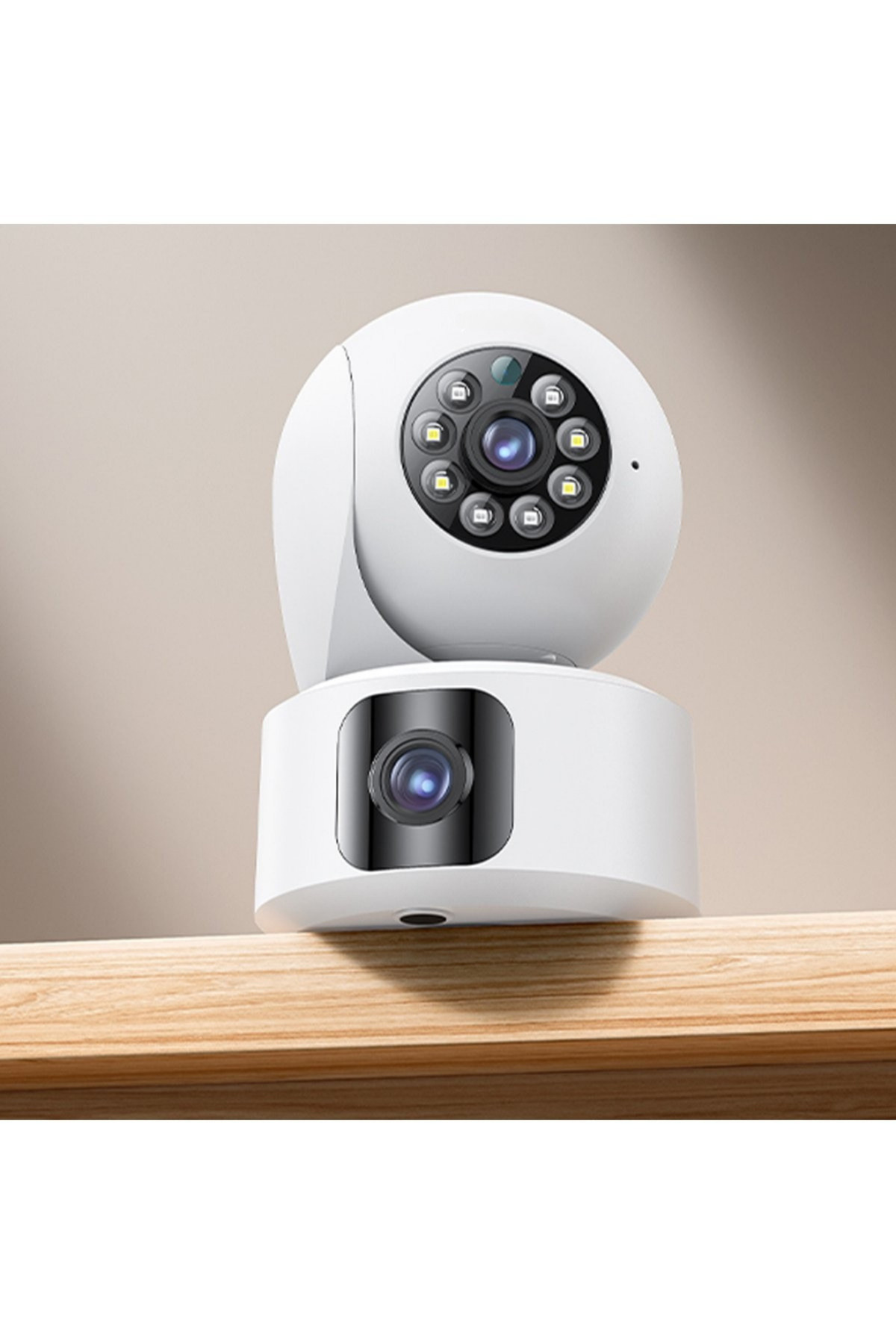 VOOKA Bebek Kamera İzleme Bebek Telsizi Bebek Monitörü Çift Kameralı Hareket Algılayıcı Mobil Wifi fotoğrafı 2 (önizleme)