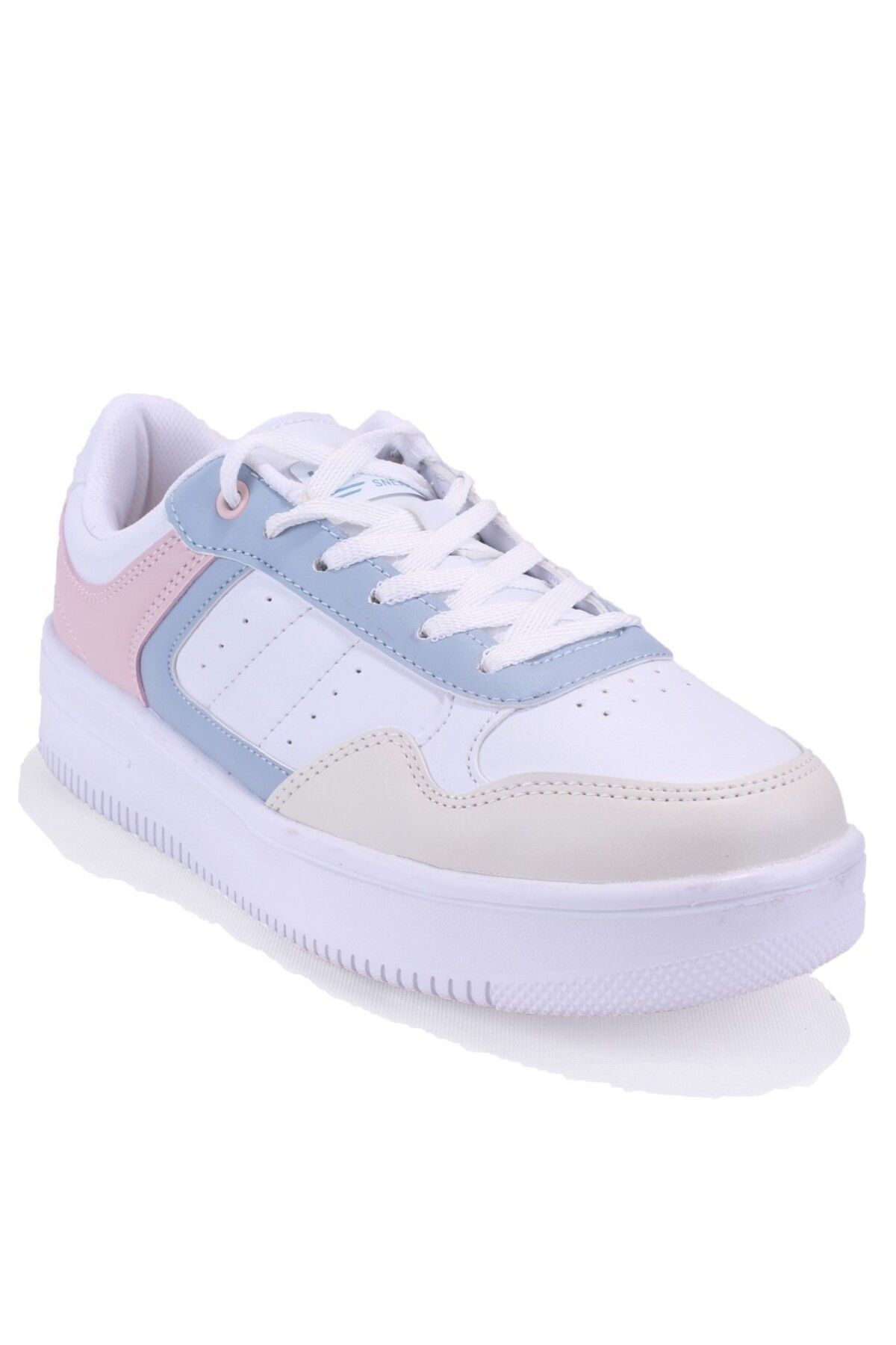 Kinetix-Lowner Pu White Orthopedic Casual Women's Sneakers 1