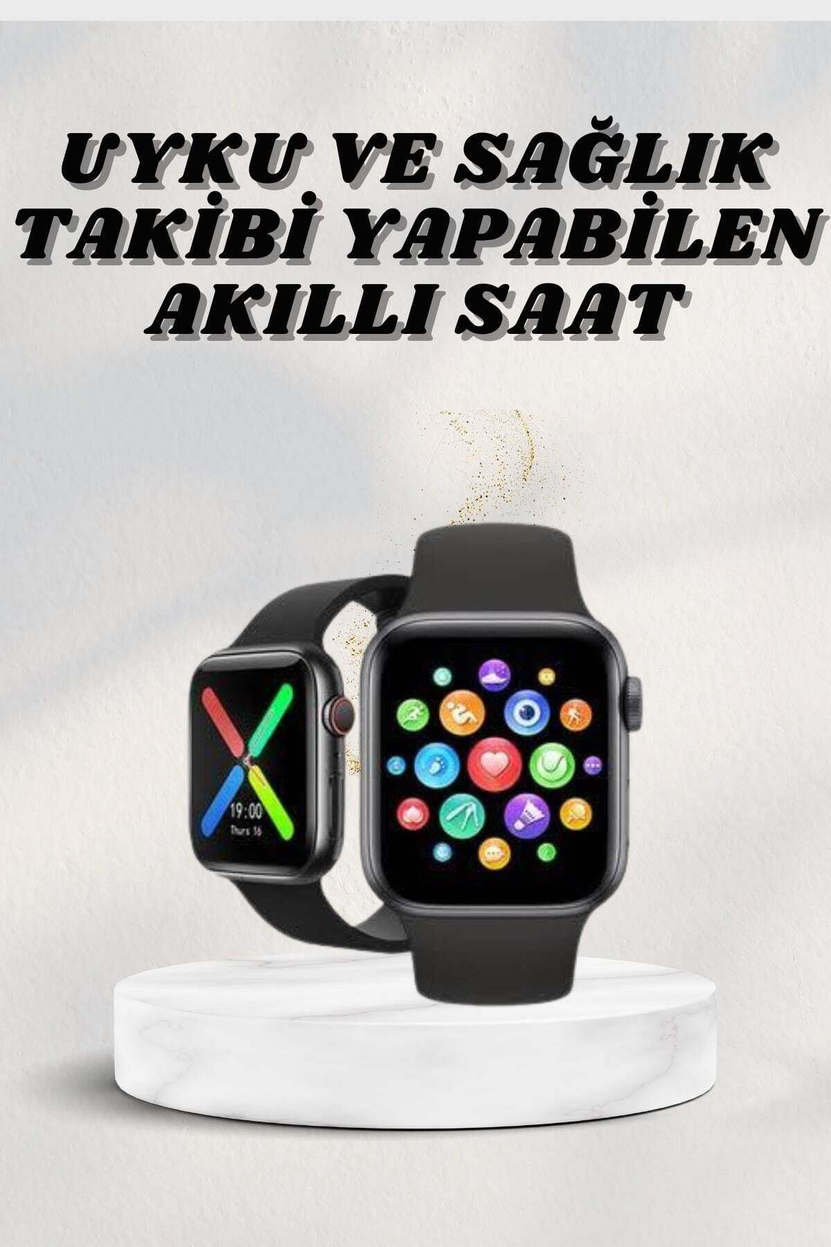Tradivent Akıllı Saat Wireless Şarj Yüksek Çözünürlüklü Müzik Dinleme Sesli Cevaplama