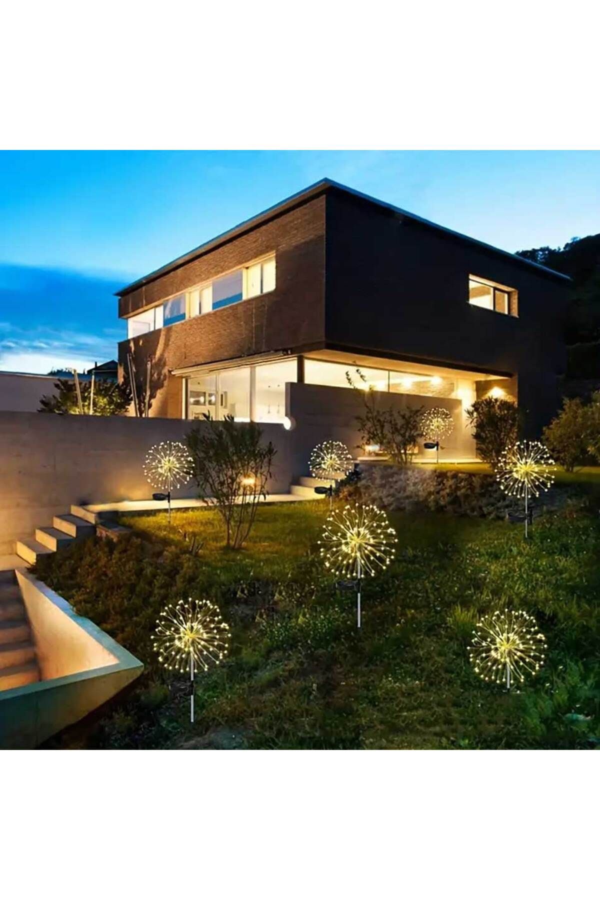 Easy Tedarik Solar Güneş Enerjili 90 led Karahindiba 2 li set