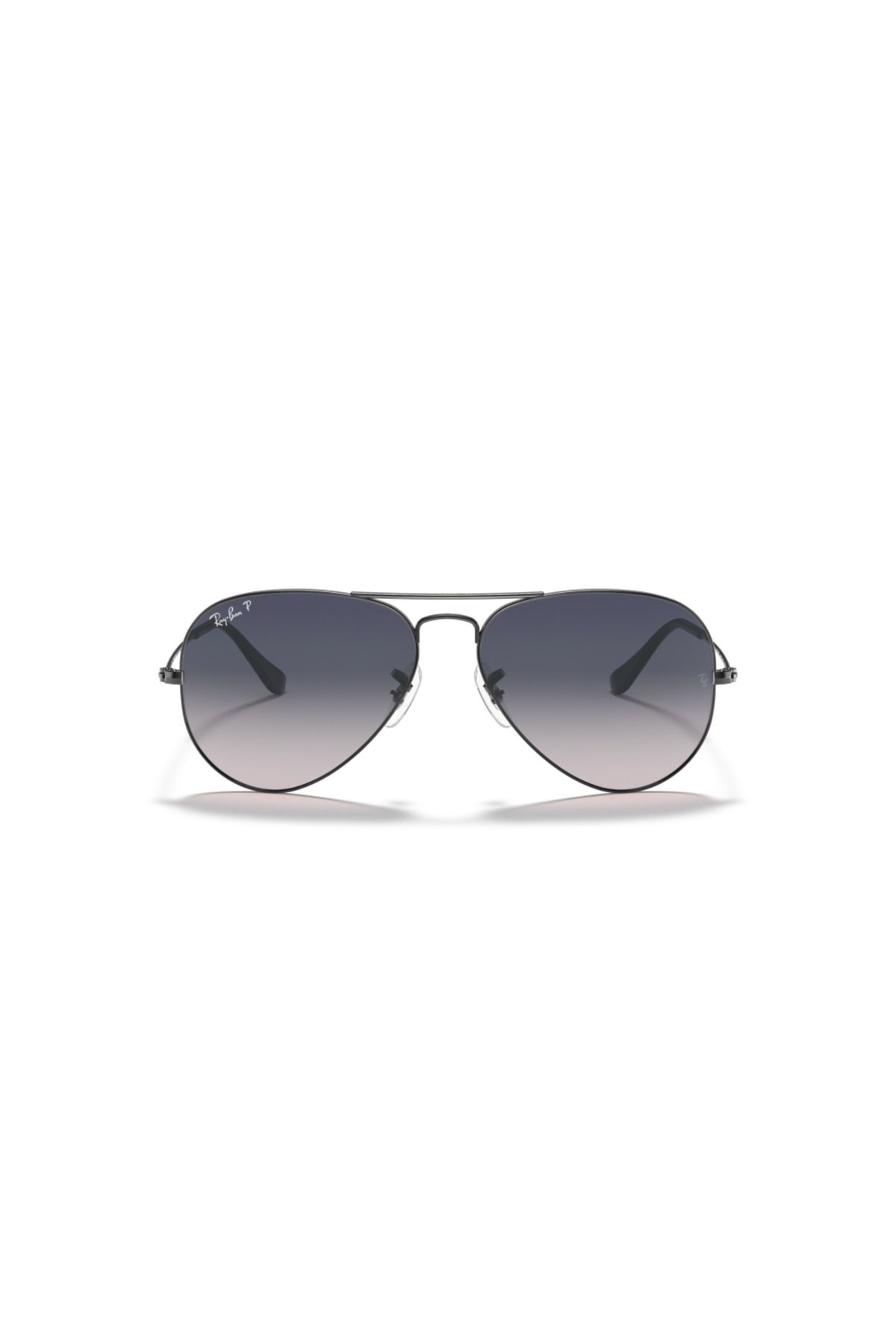 Ray-Ban-راي بان نظارات شمسية معدن للجنسين غنميتال موديل S;RAY BAN;3025, 55, 004, 78 4