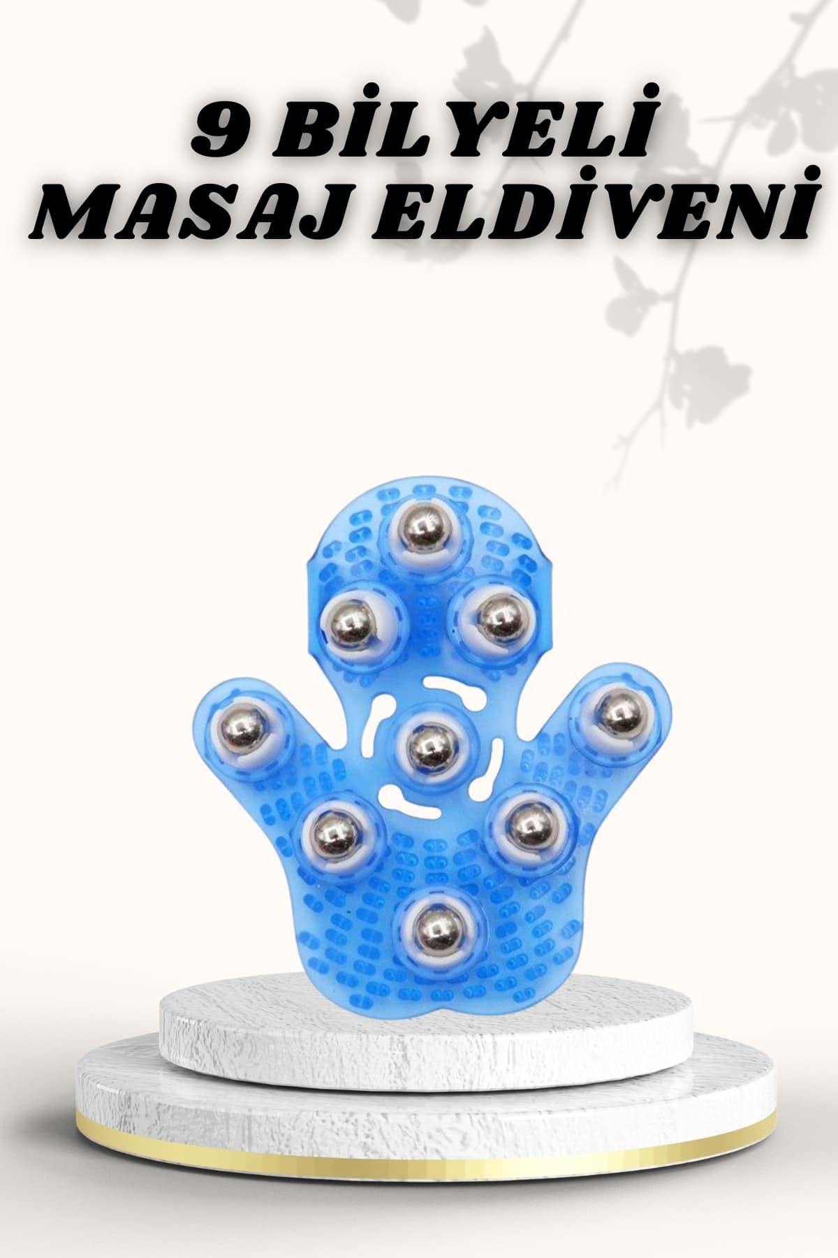 ASTRALTECH 9 Bilyeli Masaj Eldiveni Giyilebilir Plastik Vücut Sıkılaştırıcı