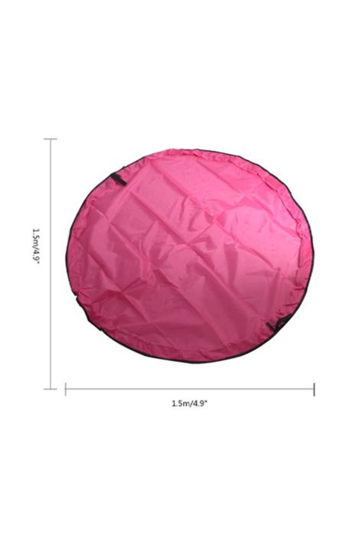 HerEveOyuncak Taşınabilir Büyük Oyuncak Hurcu Pembe + 2 Adet Beyin Şekilli Stres Topu - 2li Set H1Q9U3 fotoğrafı 4 (önizleme)