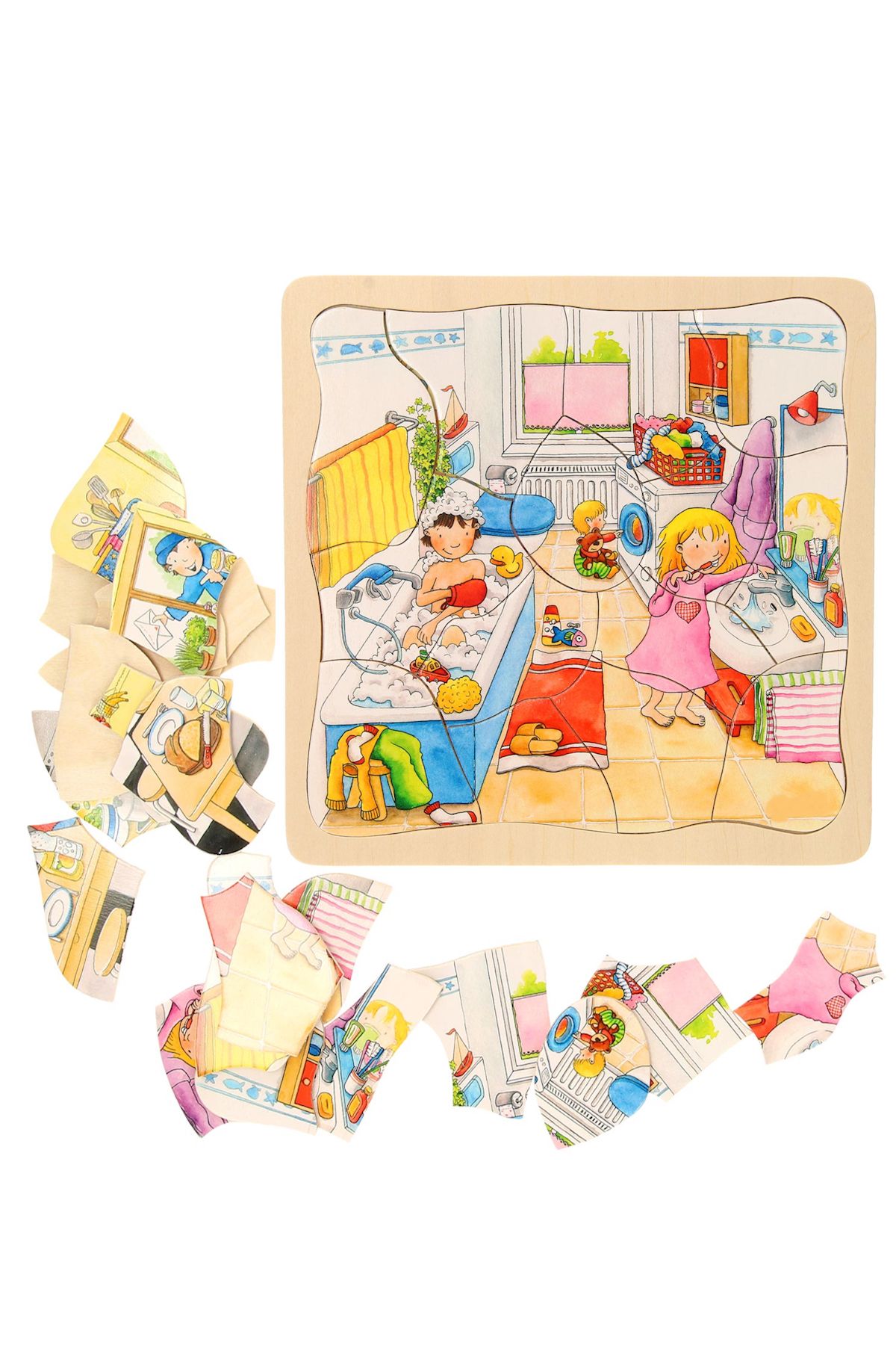 Hyd-Wooden Puzzle Puzzle Bultak Educational Toy 2