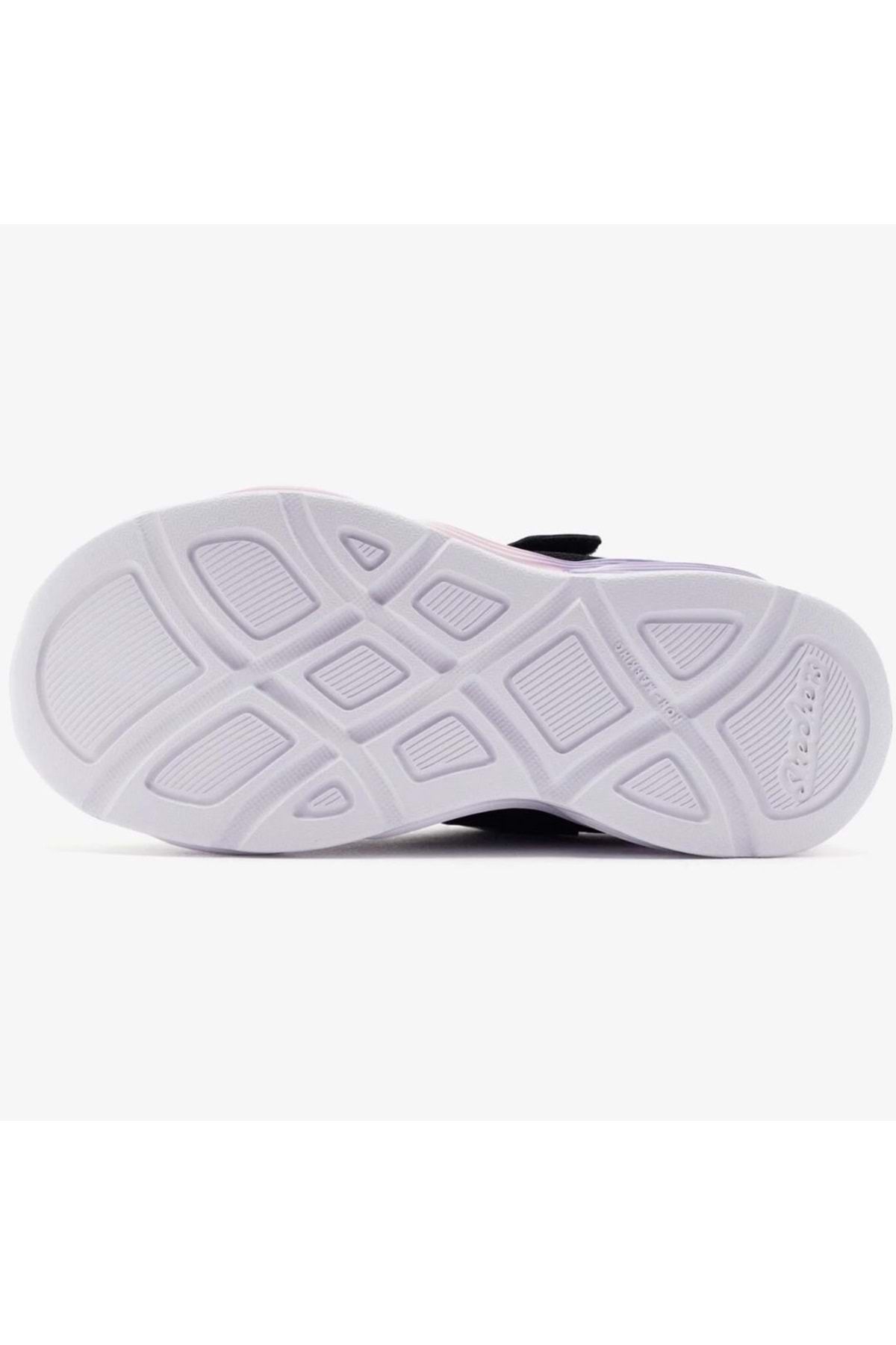 SKECHERS-Orthopedic Lighted Children's Sports Shoes - Twisty Glow 303717 L, Black 4