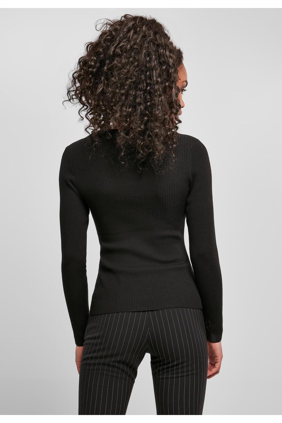 Urban Classics-Damen Ladies Wide Neckline Sweater 7