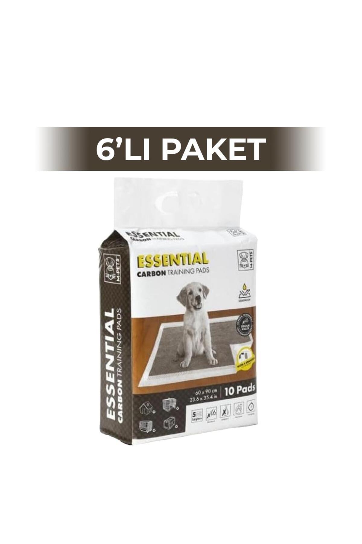M5 C&K CK PEAS 完全生産限定盤 M-PETS Essential Karbonlu Yapışkanlı Köpek Çiş Pedi 10'lu 60x90 Cm