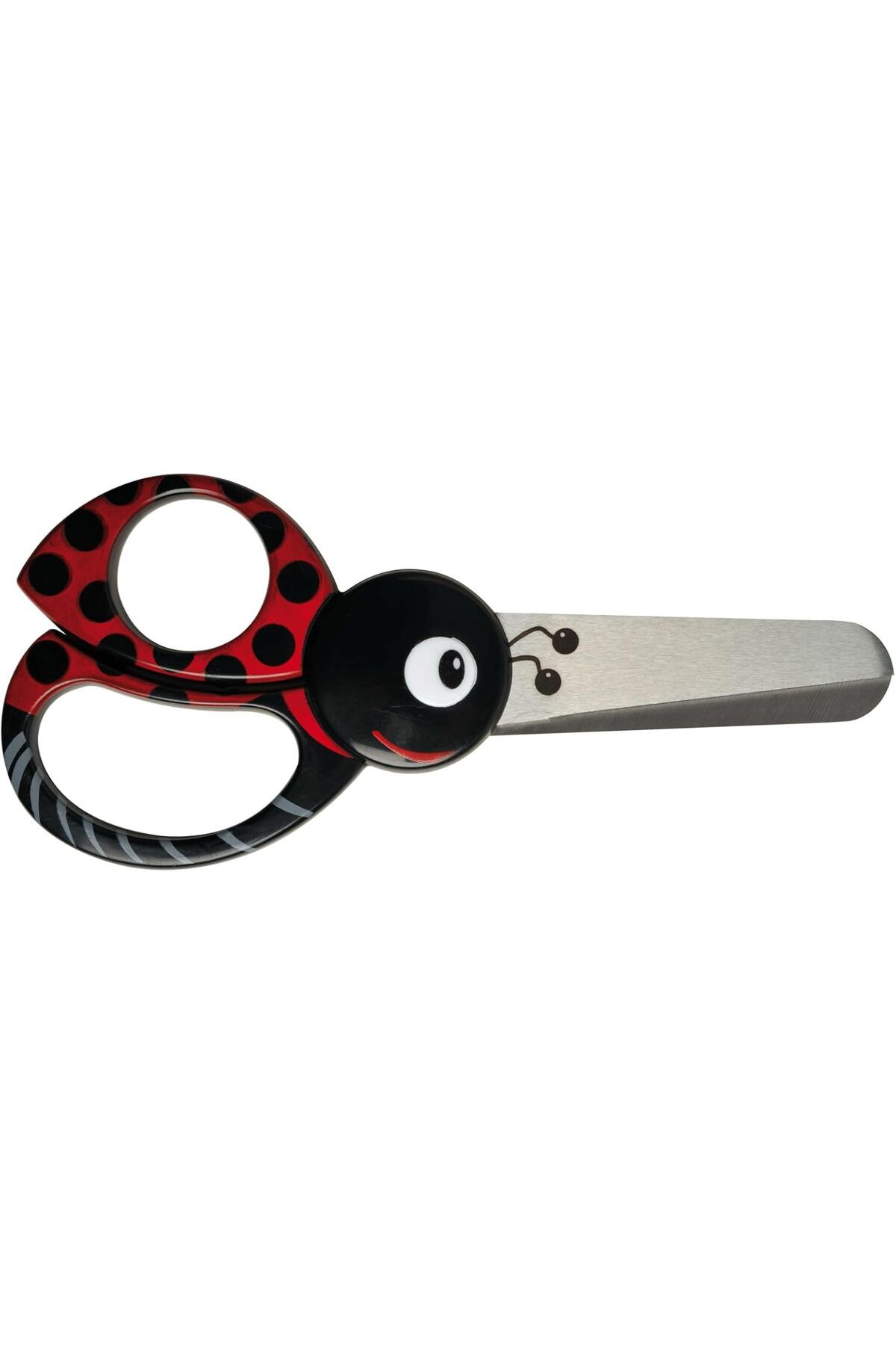 STOREMAX dlshop Uğur böceği motifli çocuk hayvan makası, 4 yaşından itibaren, uzunluk: 13 cm, sağ ve