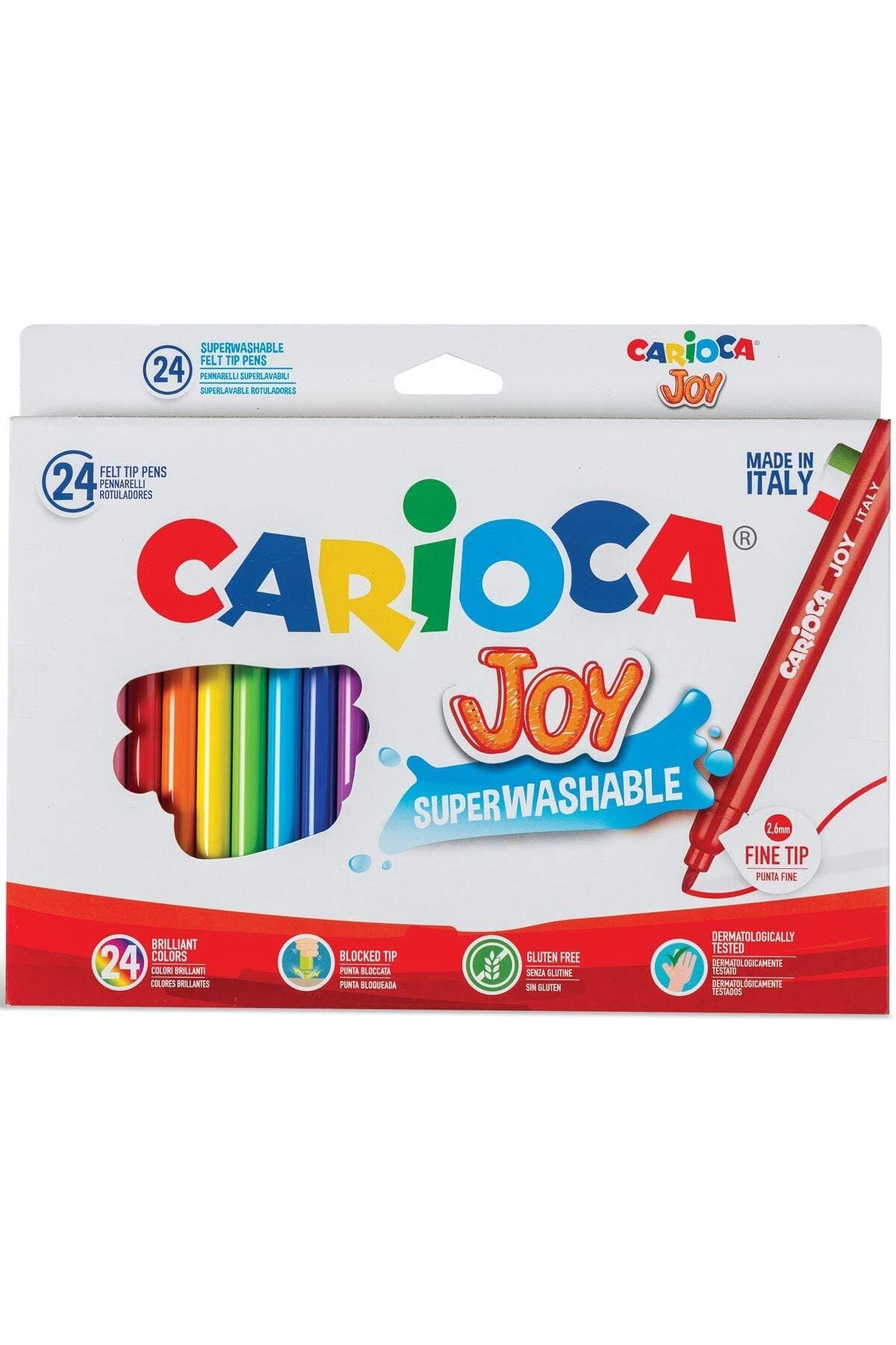 STOREMAX bystoreby Joy Süper Yıkanabilir Keçeli Boya Kalemi 24'Lü NewDesing 646268