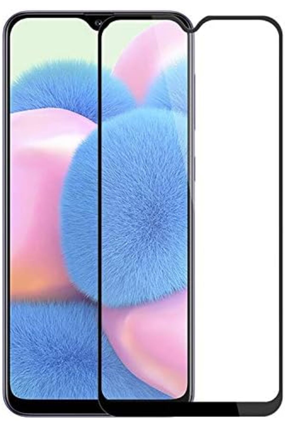 STOREMAX lbstorex Galaxy A30s Tam Kaplayan Temperli Cam Ekran Koruyucu Siyah Newdsng 1116818