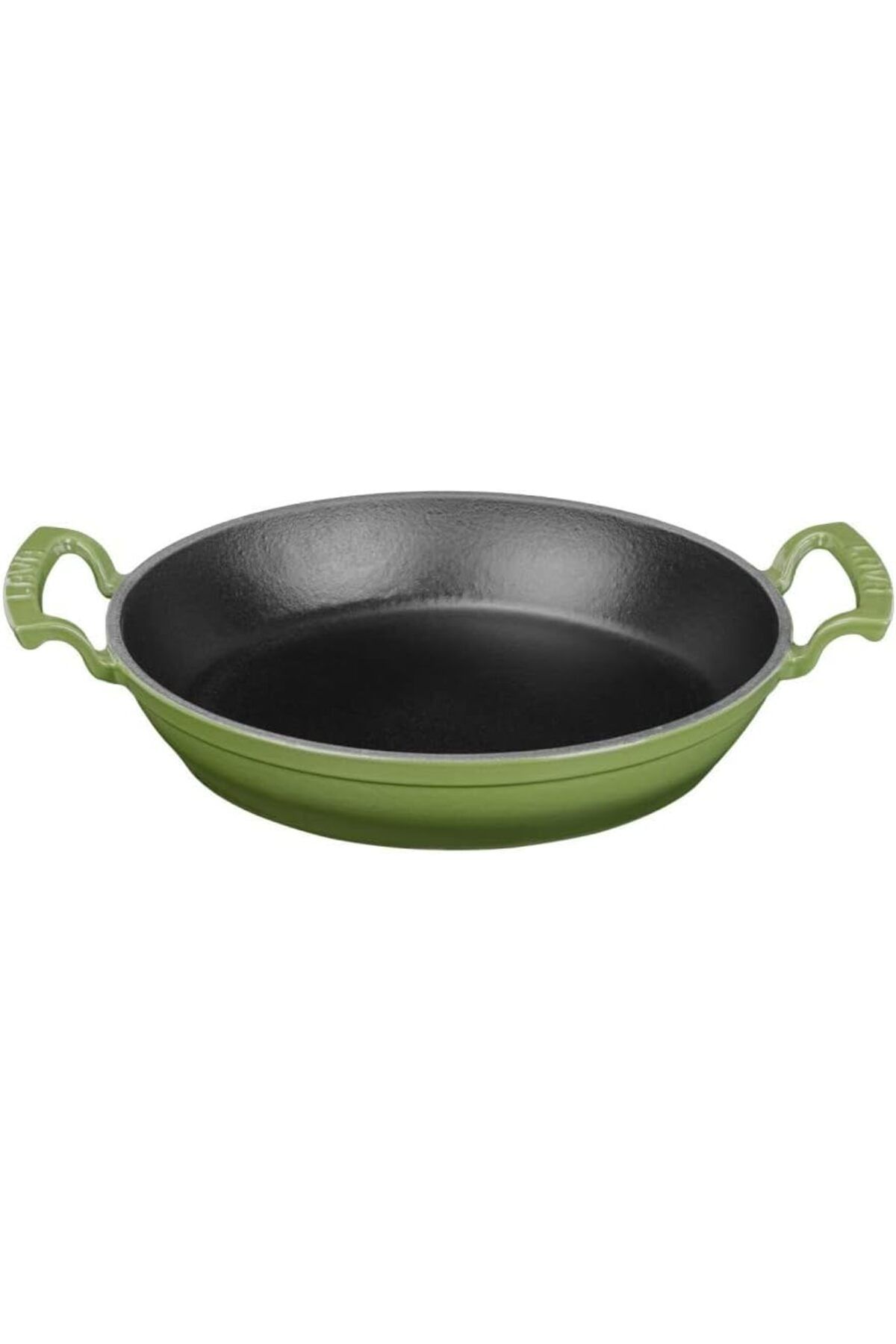 STOREMAX sellbuystore Döküm Yuvarlak Sahan Döküm Demir Yekpare Çift Kulplu Çap(Ø)24cm. Yeşil 1053513