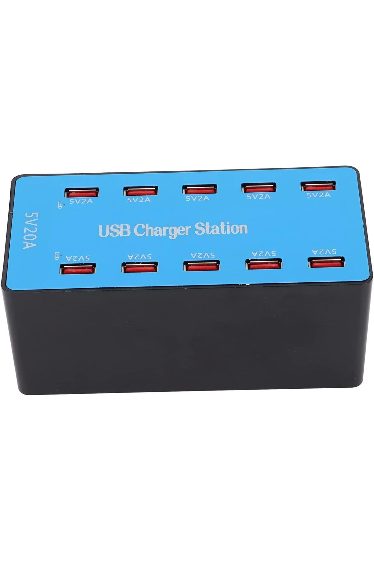 STOREMAX daliashops 100W 10 Bağlantı Noktalı Hızlı Şarj İstasyonu, 100W 10 Bağlantı Noktalı USB Hub