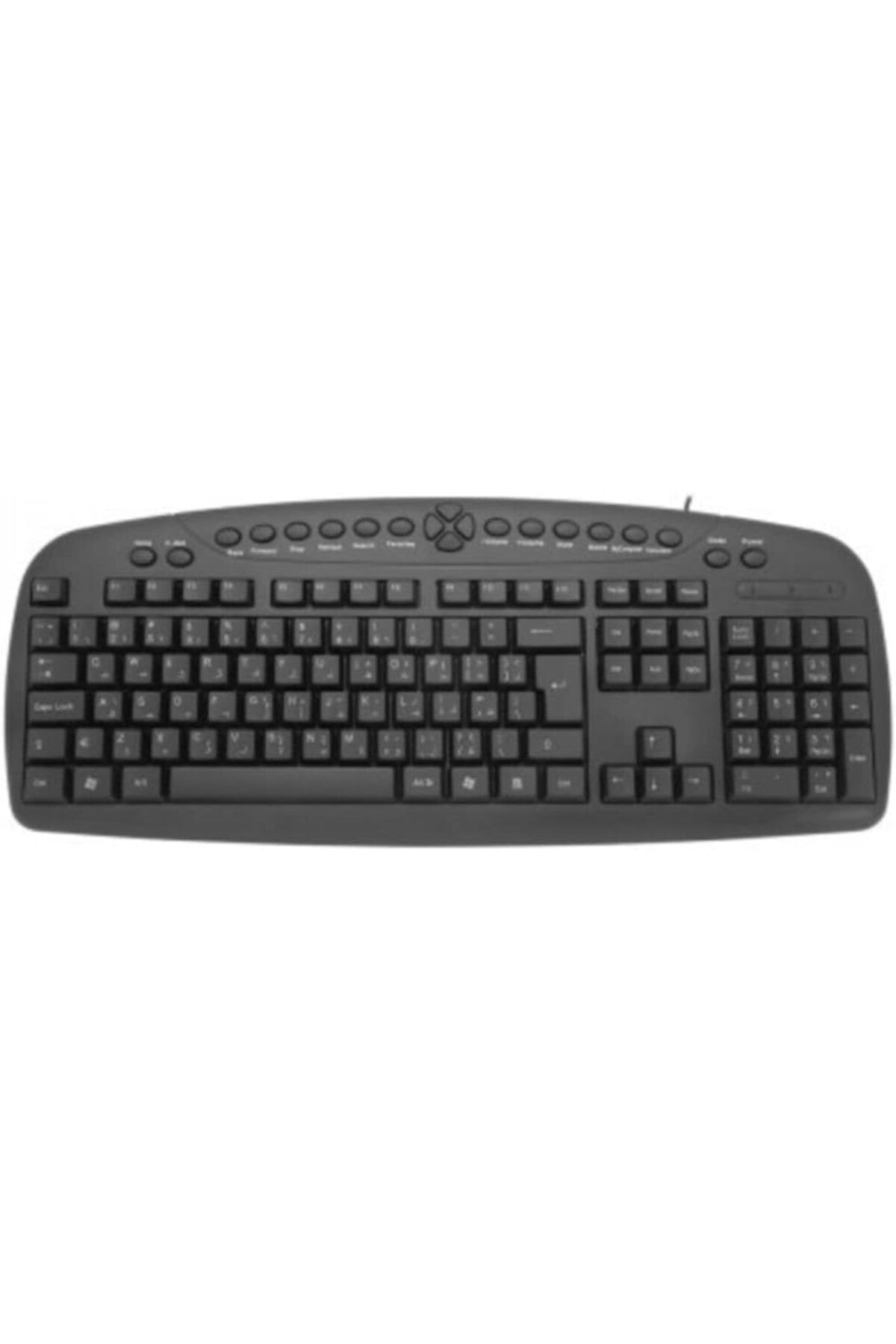 yenibagshop Fk-134au, Arapça Kablolu Multimedia Ofis Klavye
