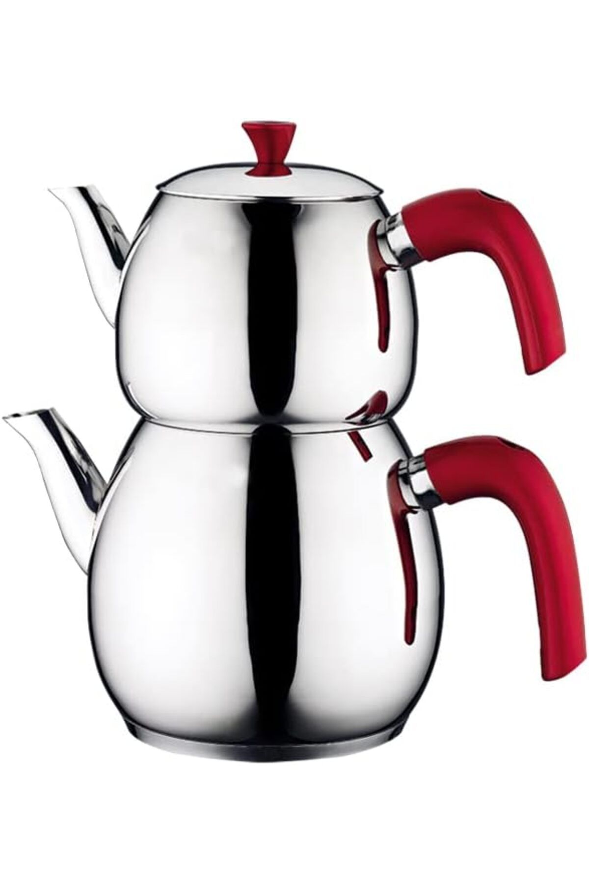 STOREMAX bystoreby Çelik - Damla Mini Çaydanlık Takımı (Çelik) NewDesing 646268