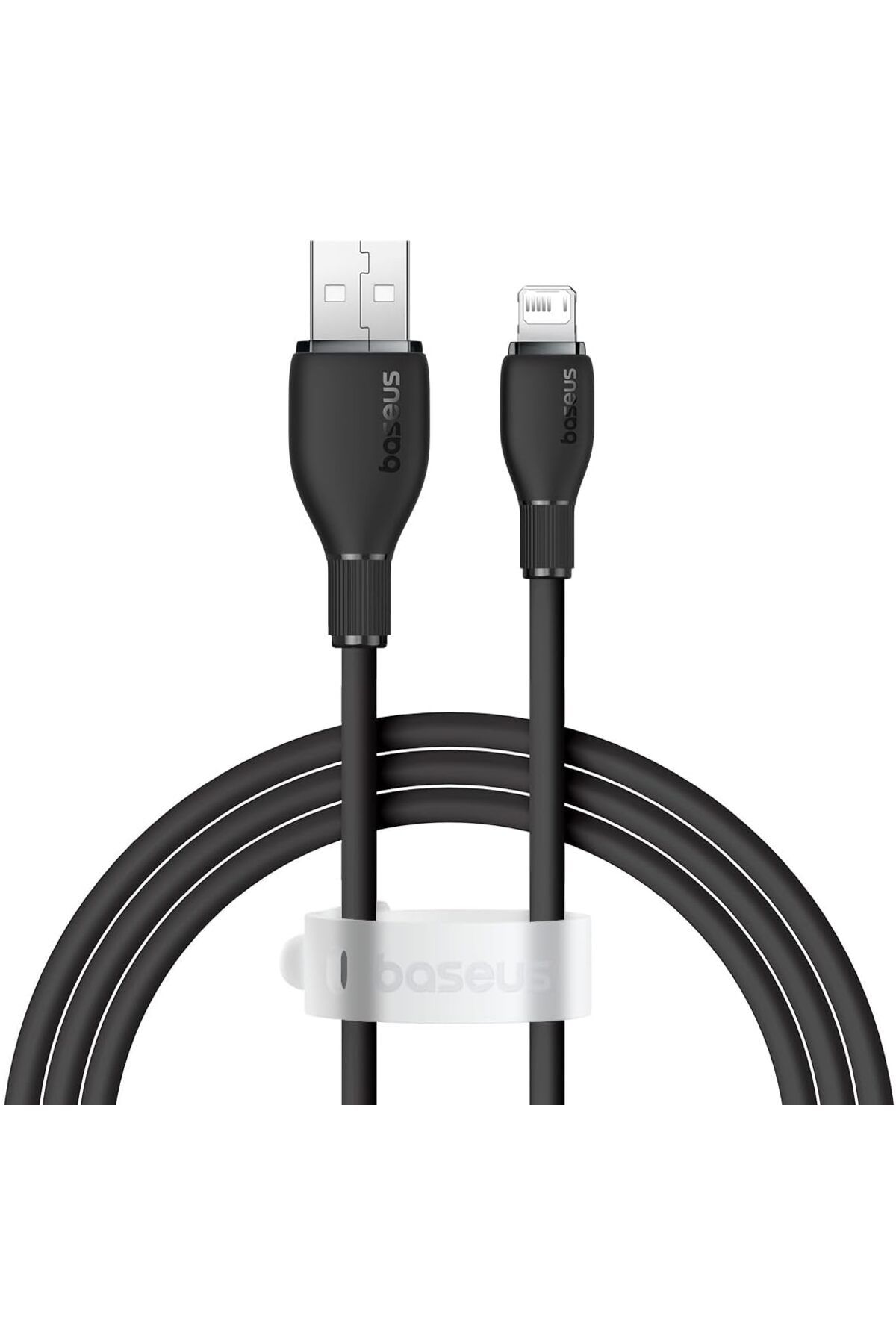 STOREMAX cmllashop Pudding Hızlı Şarj Özellikli Lightning Kablo 2.4A, 1.2 Metre, Siyah 542093