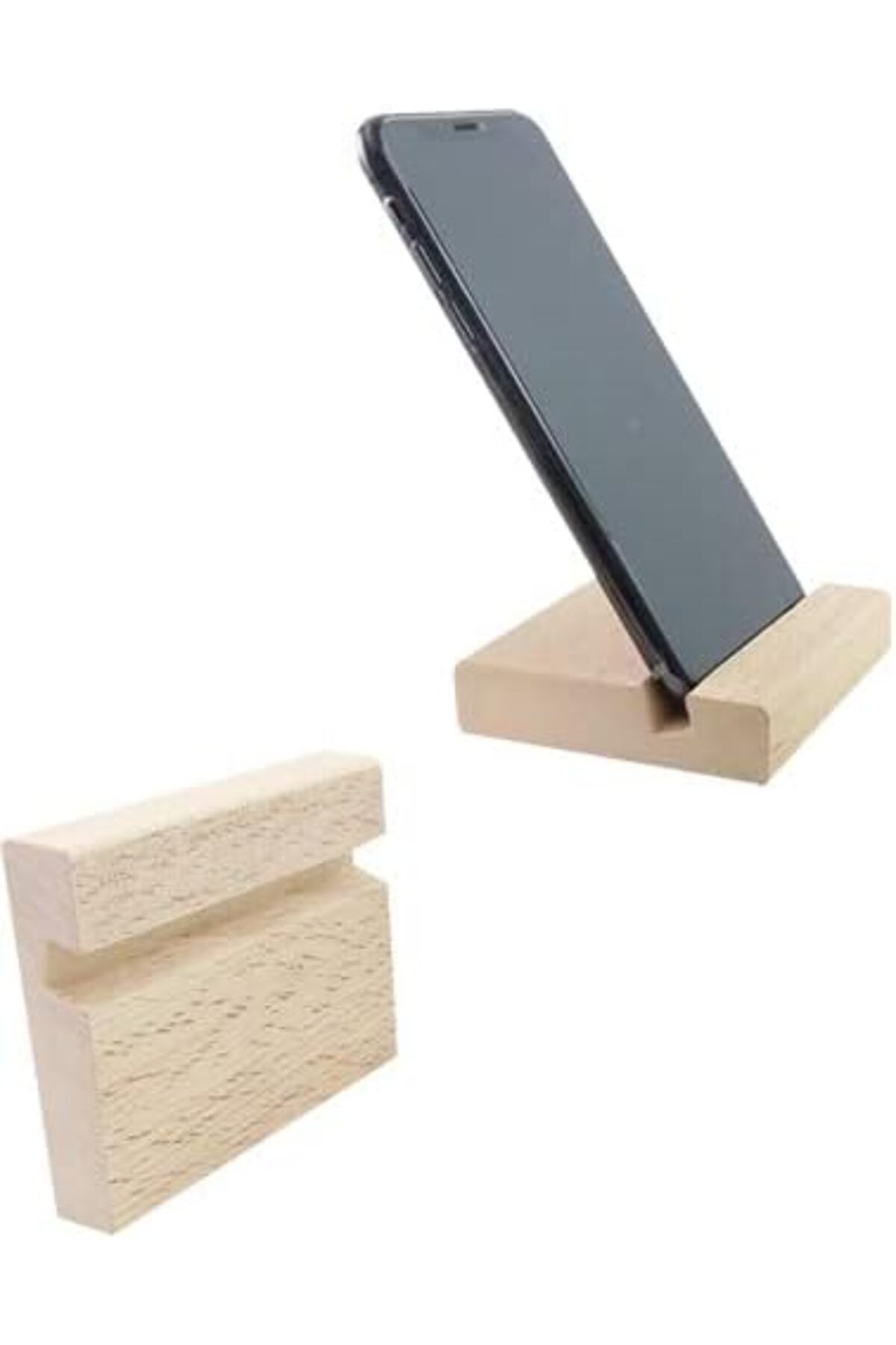 STOREMAX Ahşap Telefon ve Tablet Masaüstü Standı StarColxlection 655141