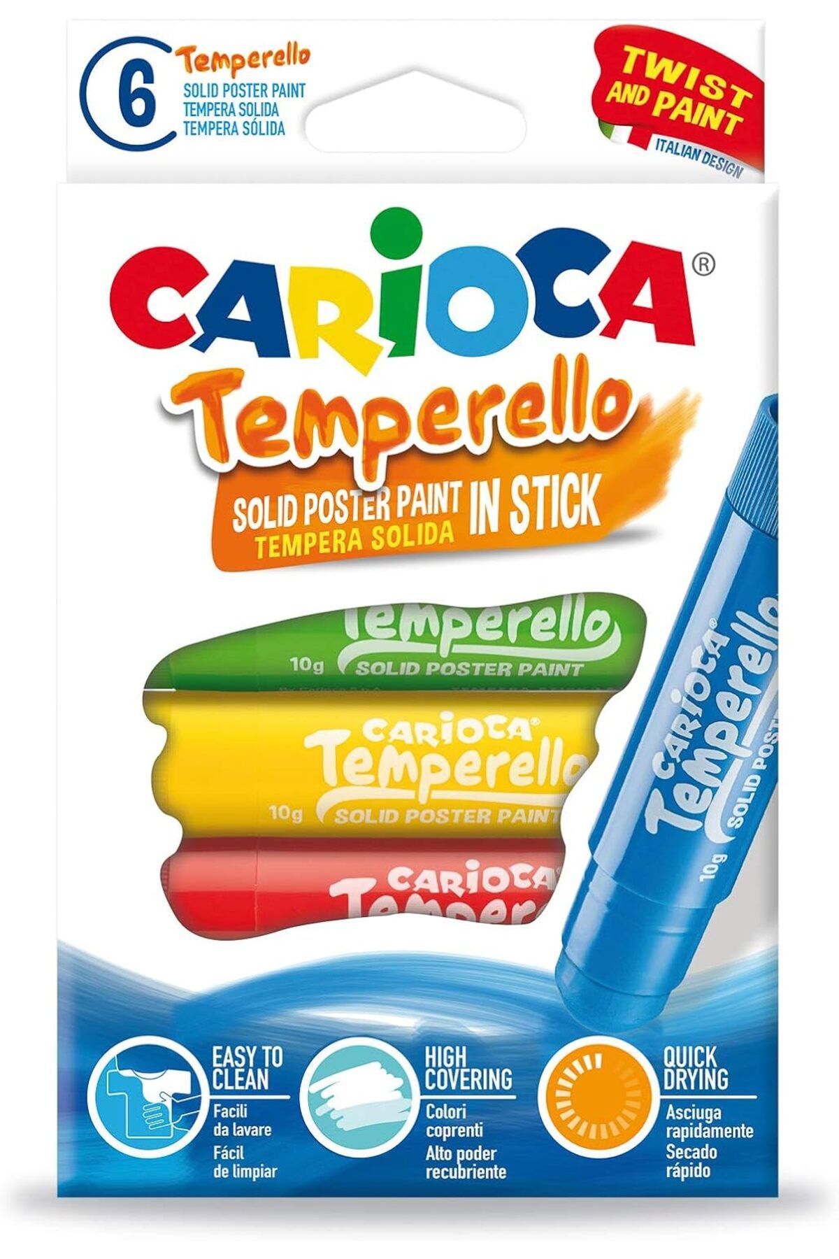 STOREMAX daliashops Temperello Stick Poster Boyama Kalemi 6'Li Star Collection 542167