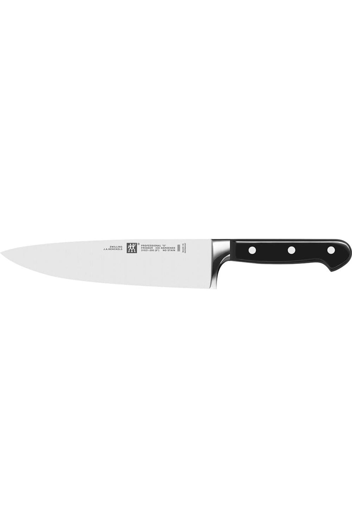 STOREMAX bystoreby Prof. S Şef Bıçağı, Paslanmaz Çelik, Siyah,200 mm NewDesing 646268