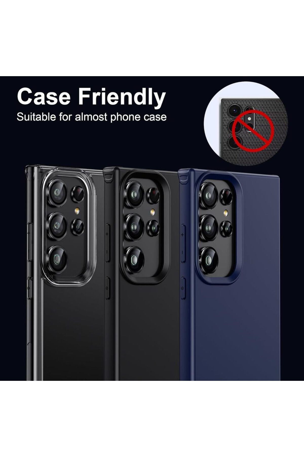 Choice-A55 Camera Lens Protector Protection For Samsung Galaxy A55 5g A35 A15 A25 S24 Ultra S23 Fe Plus Z F 3