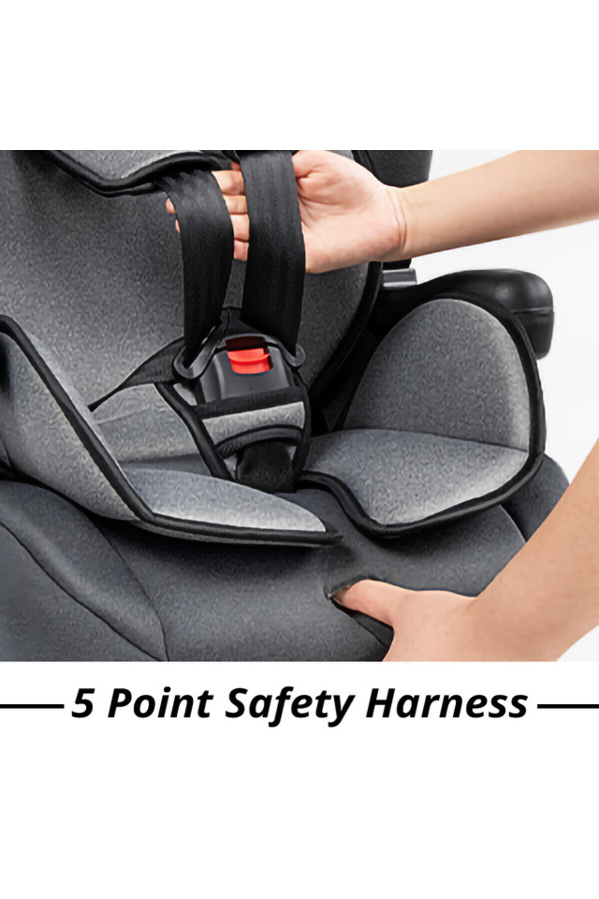 TEKNUM-Teknum Pack and Go Foldable Car Seat w/Ace Diaper Bag-Grey 4