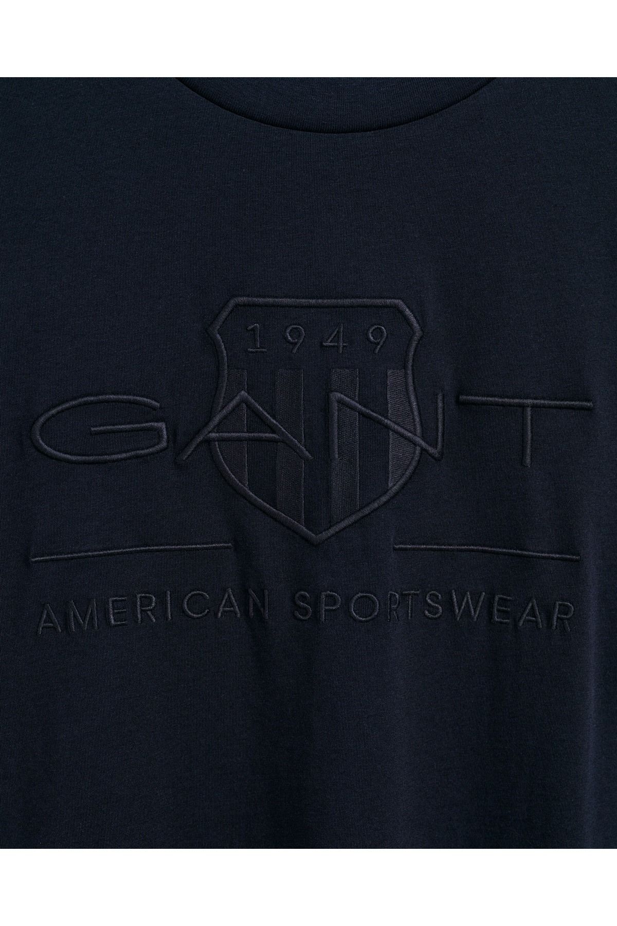 Gant-Long-Sleeved Shirt Tonal Shield 4