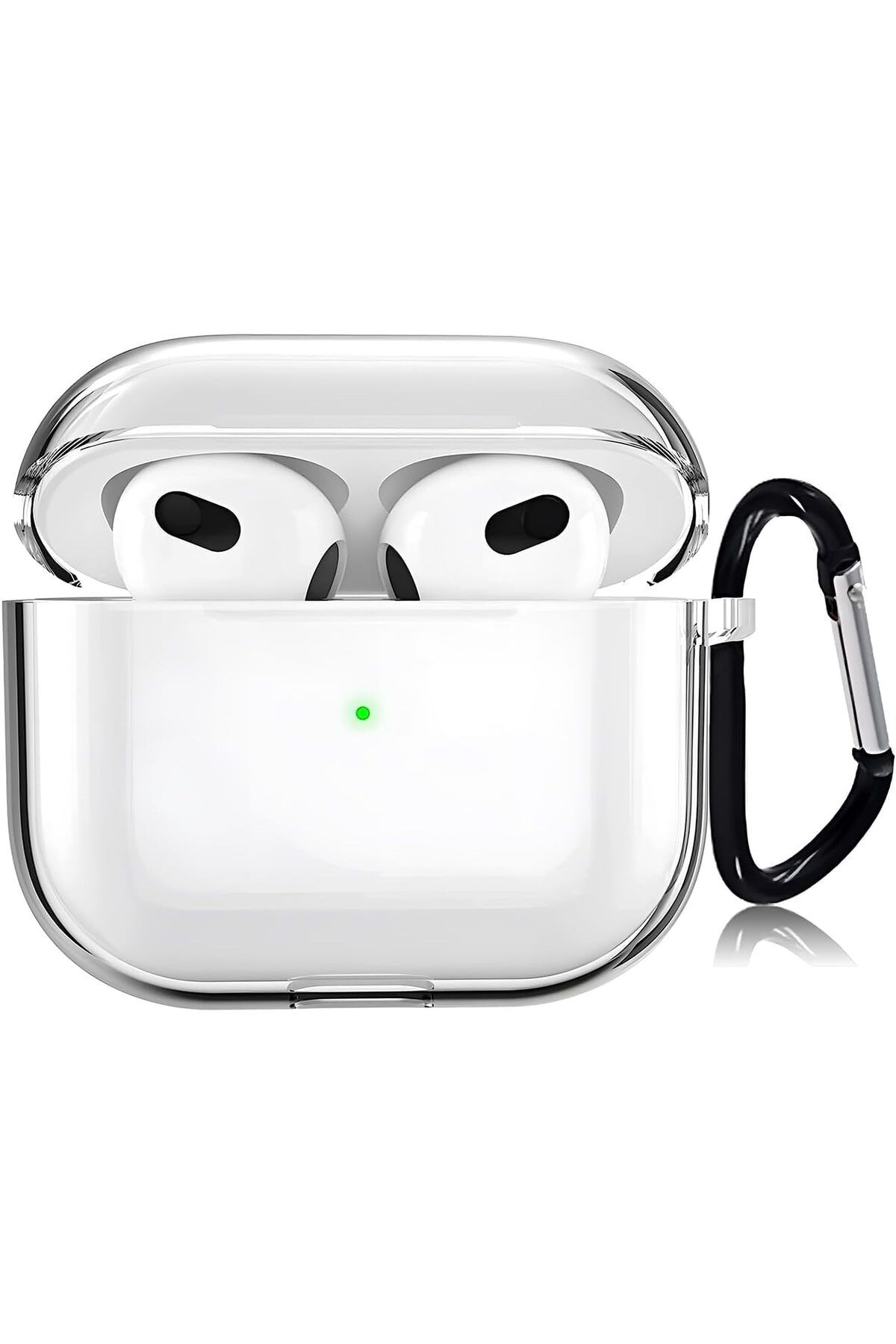 yenibagshop Airpods 4. Nesil için (2024) Şeffaf Cyrstal Clear Ultra Berrak Kılıf (Airpods 4. Nesil)