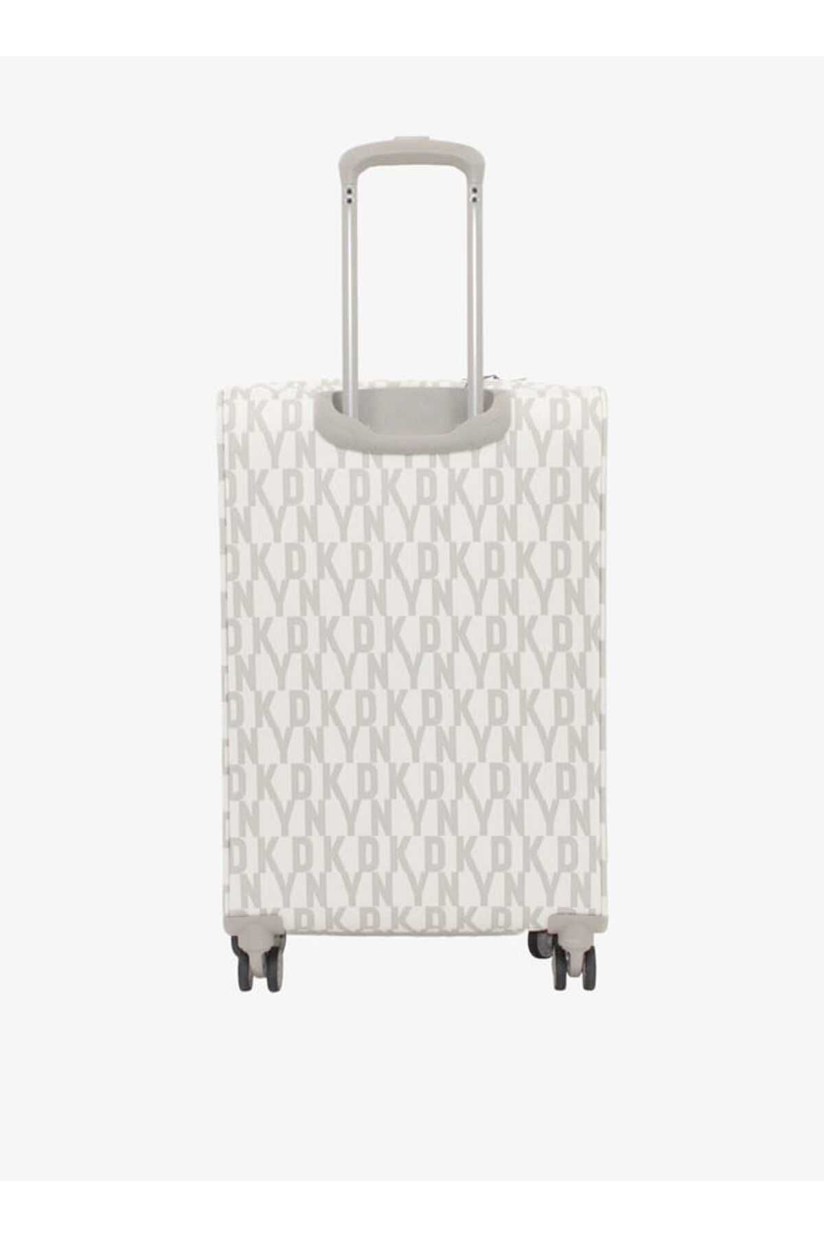 Dkny-Logo Print Softcase Trolley Bag With Retractable Handle 24''-m - Check-in 4